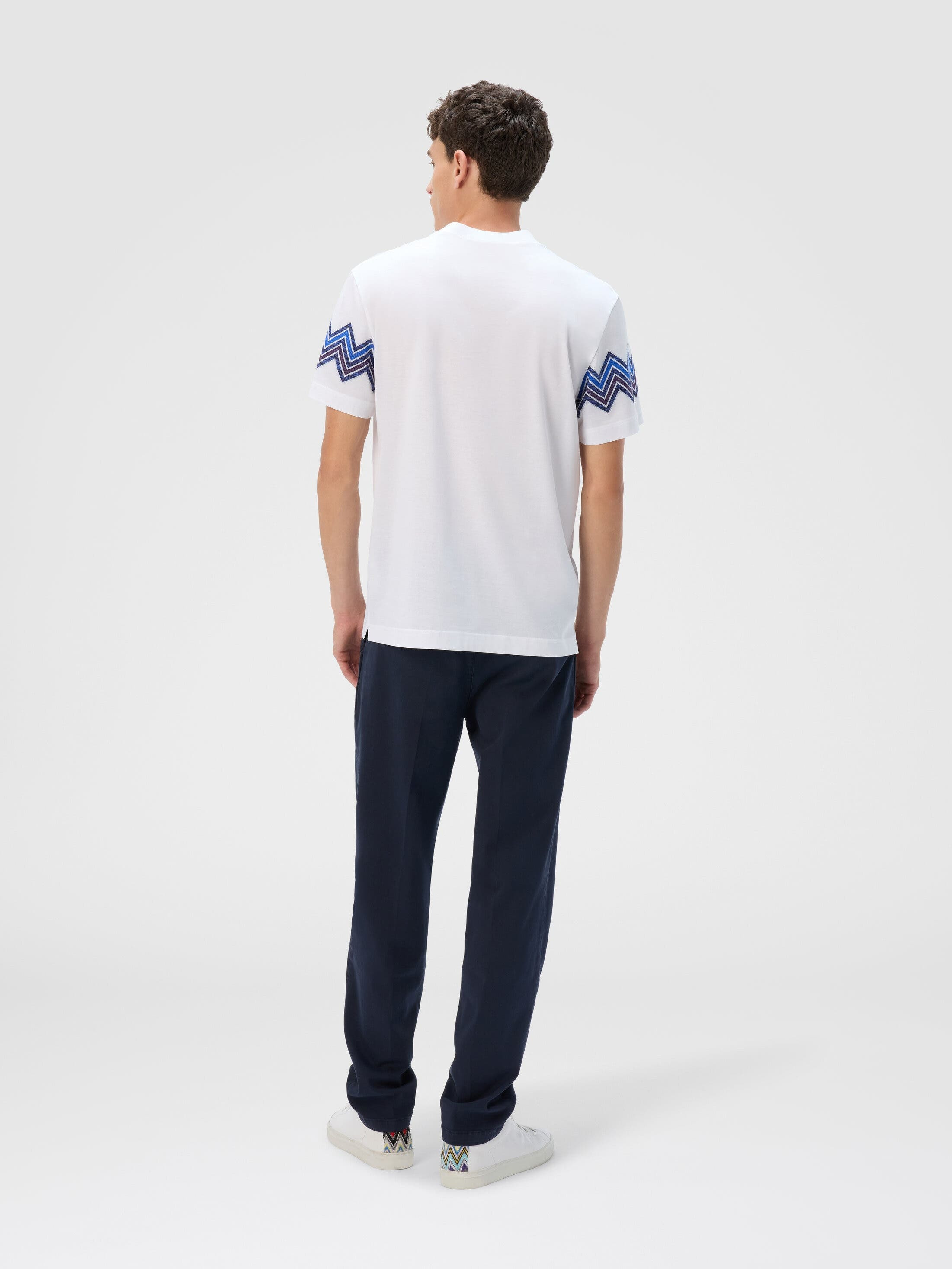 Missoni T-shirt With Maxi Chevron Insert in White at Nordstrom - 3