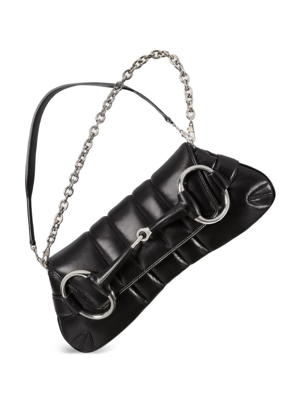Horsebi chain medium leather shoulder bag - 4