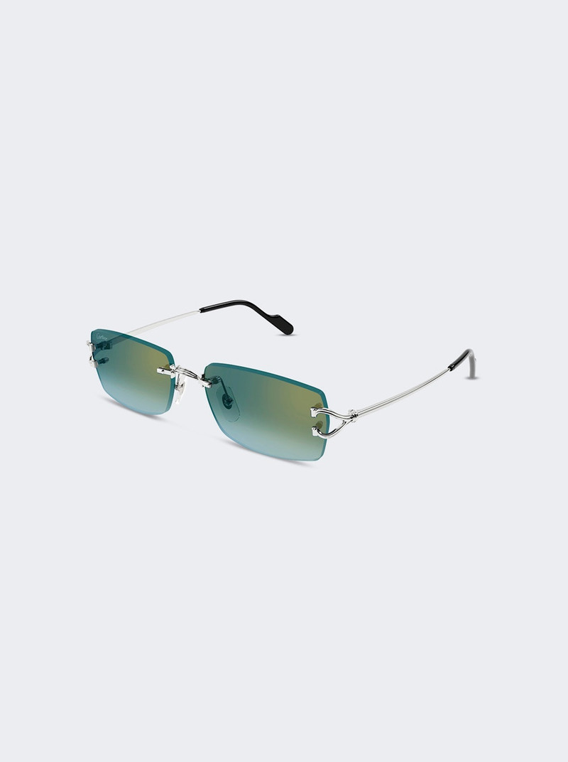 Cartier Square Sunglasses Green outlook
