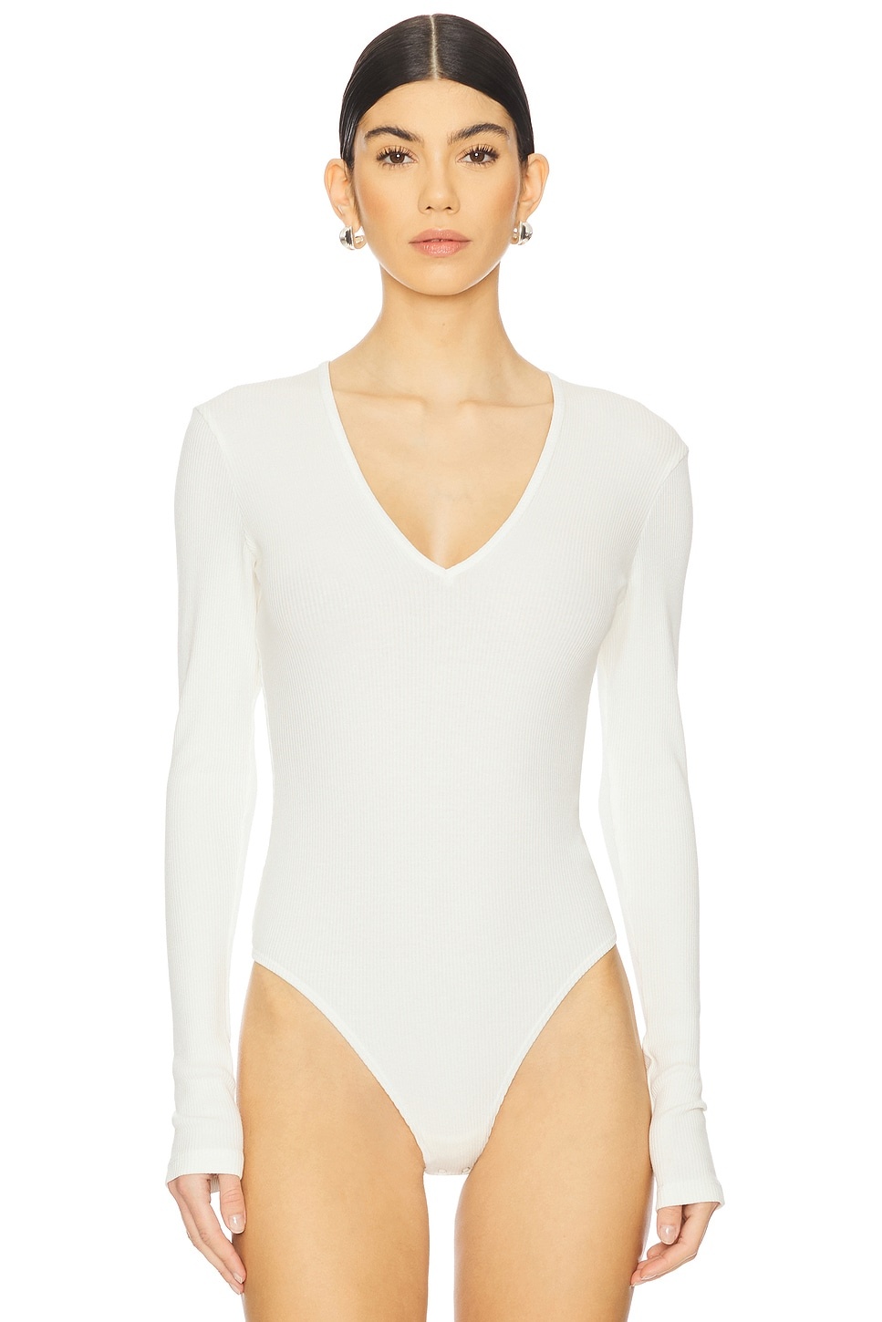 Helsa Deep V Bodysuit - 2