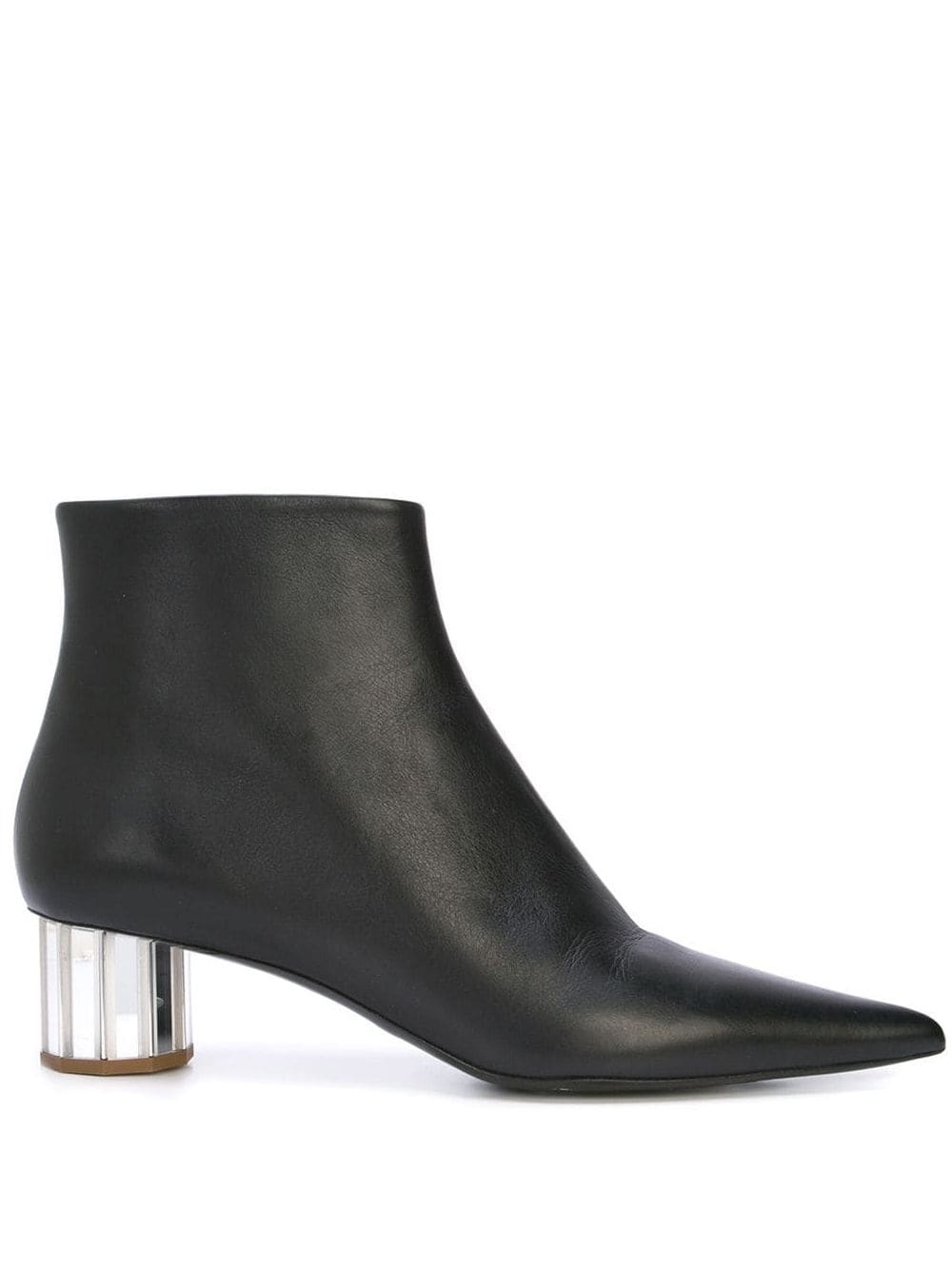 facet heel ankle boots - 1