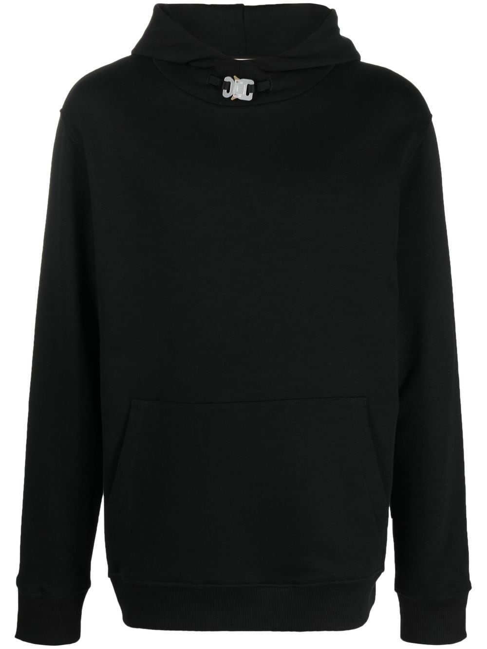 cotton front-buckle hoodie - 1