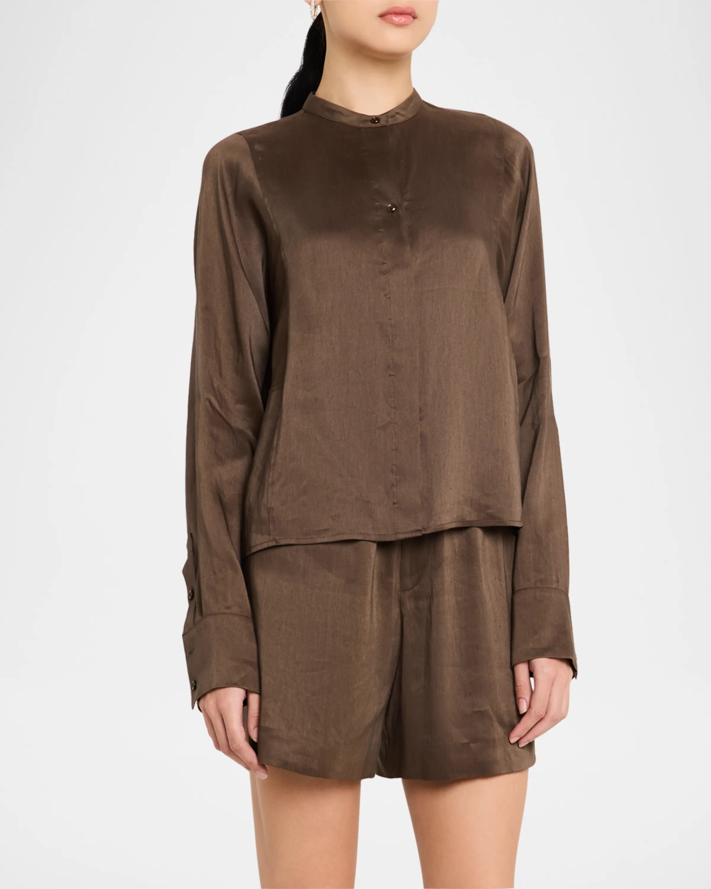 Siara Blouse Deep Taupe - 4