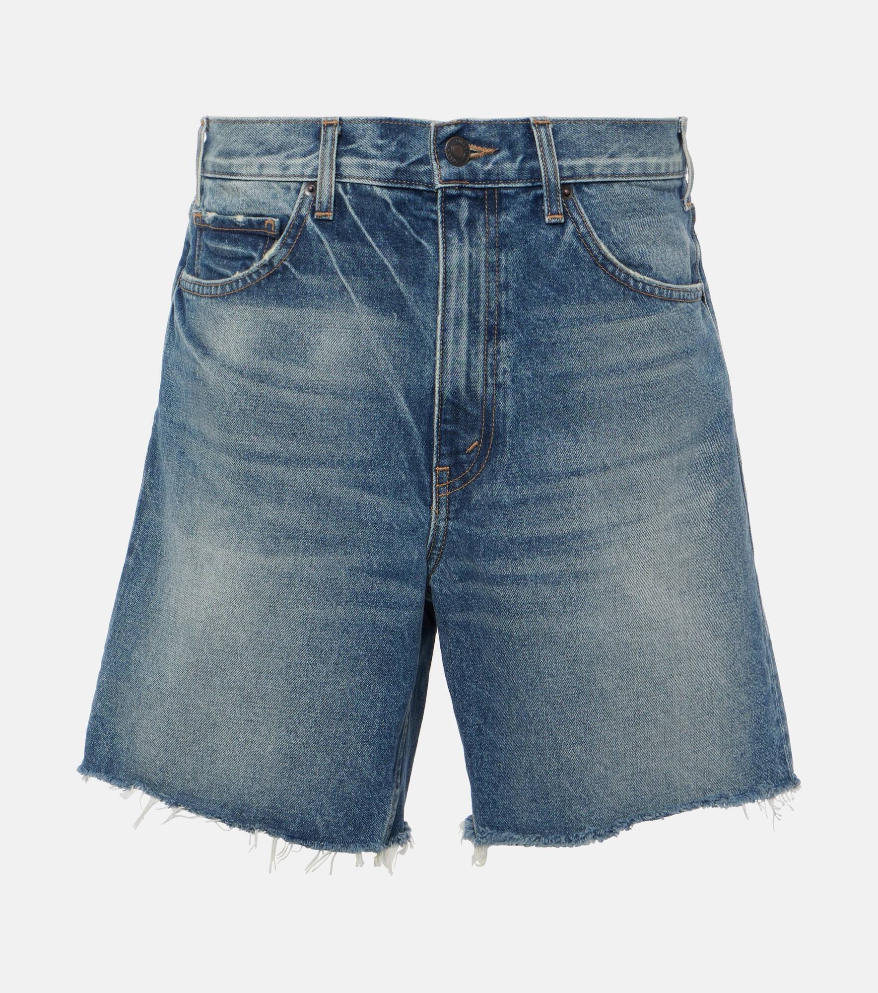 Russel low-rise denim shorts - 1