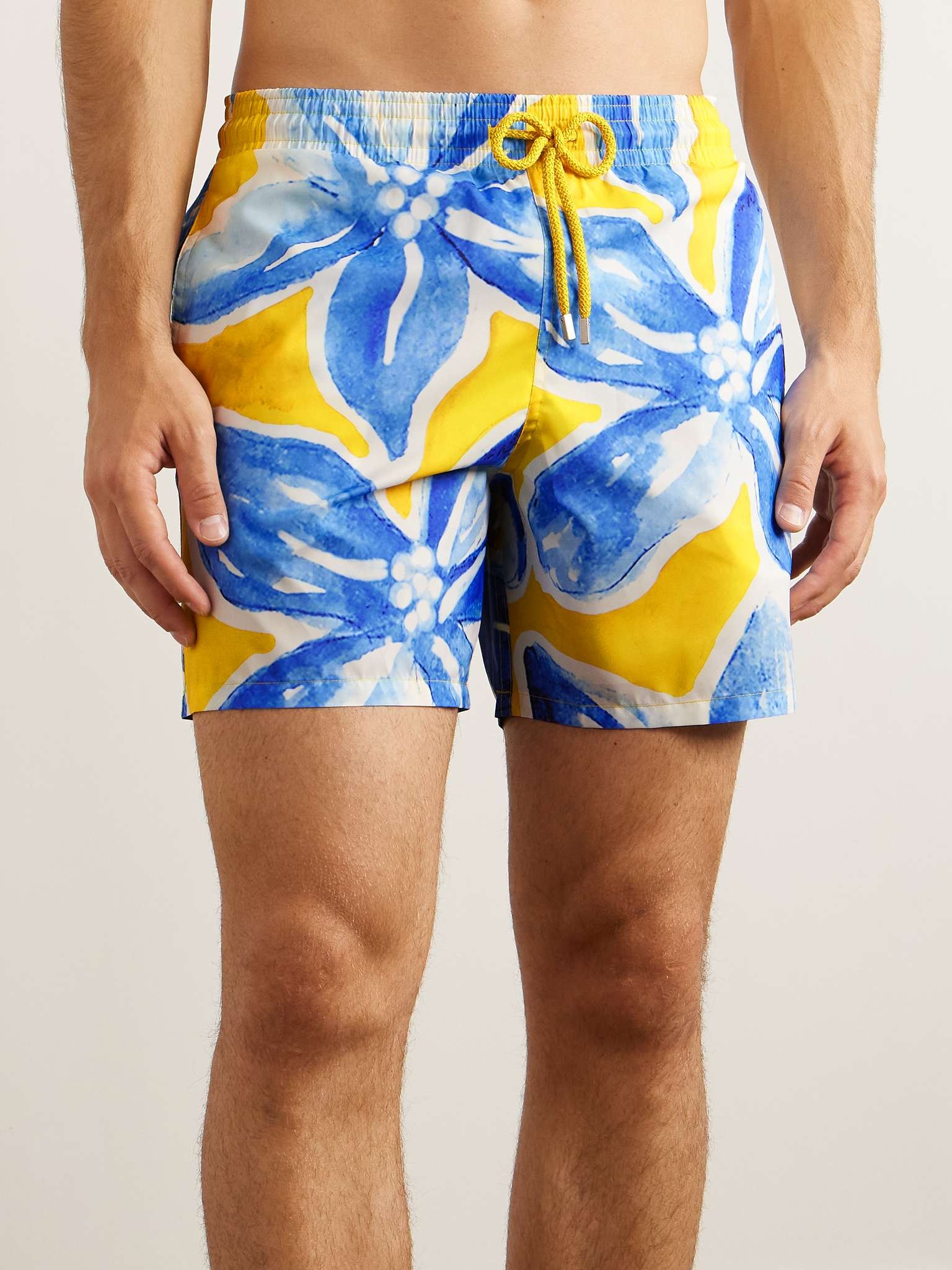 Mahina Straight-Leg Mid-Length Recycled Swim Shorts - 2