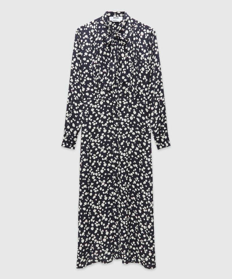 Viscose print shirt dress - 1