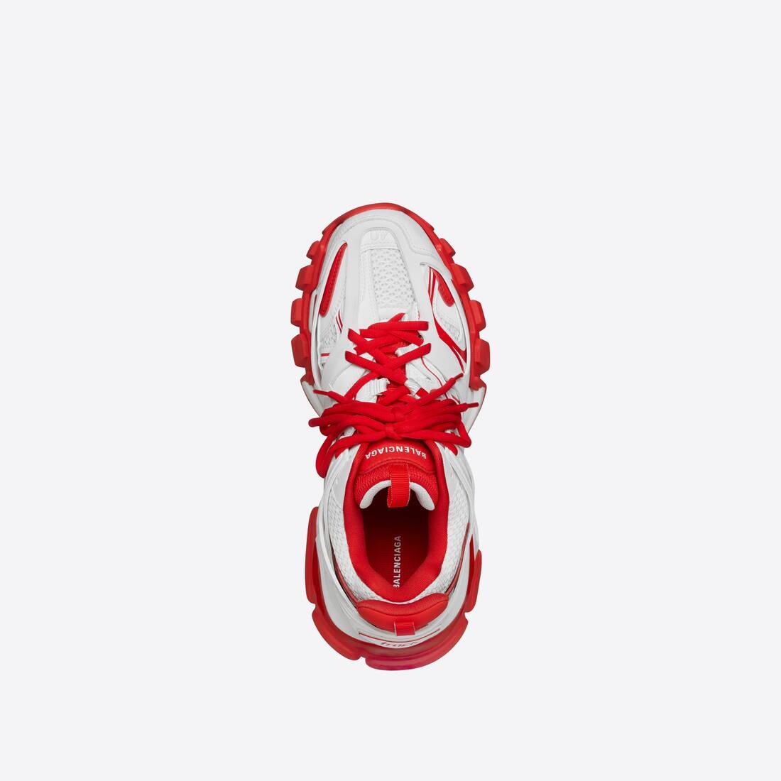 Women's Track Sneaker in Red - 5