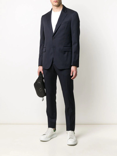 VERSACE pinstripe single-breasted blazer outlook