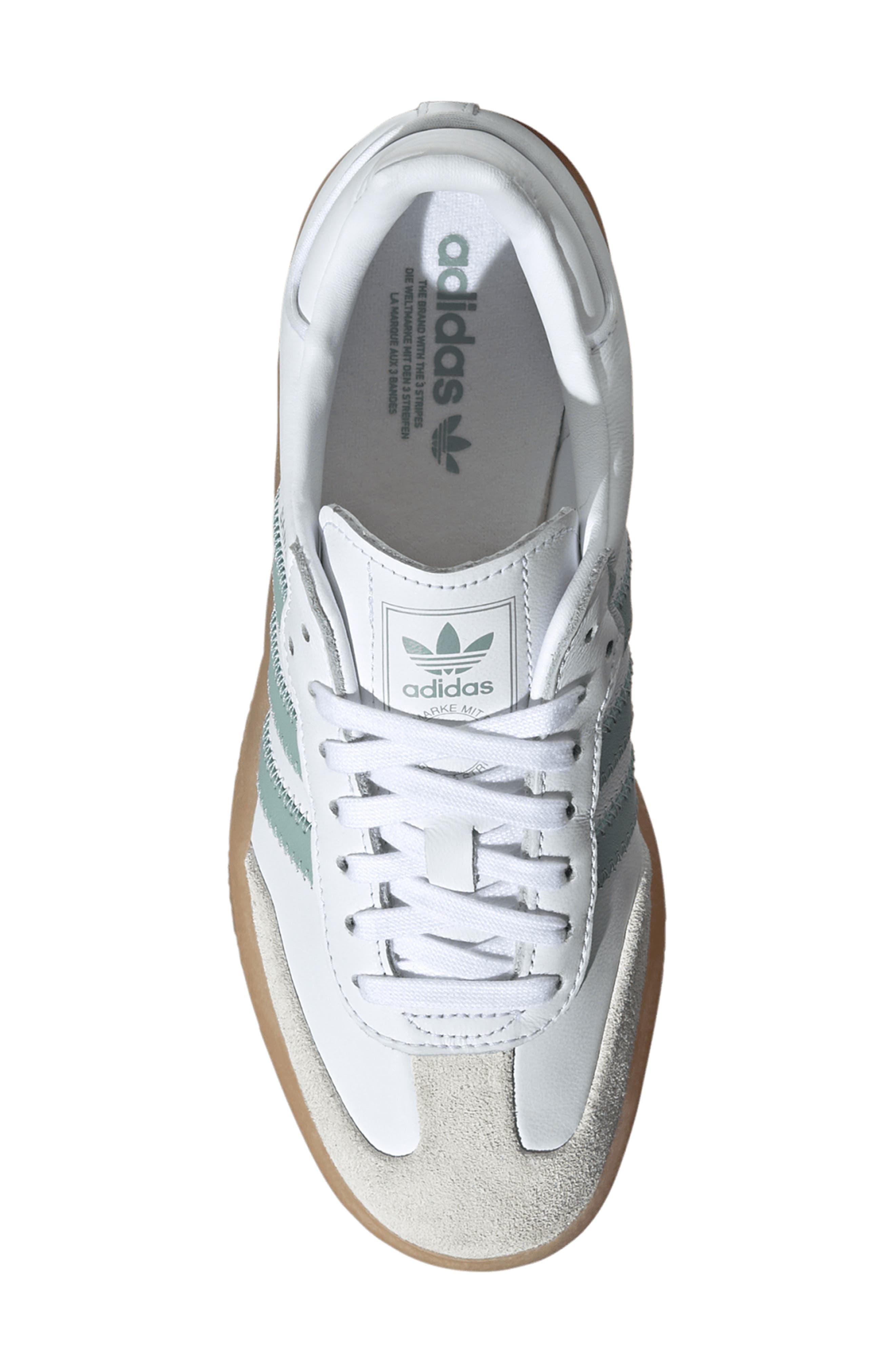 adidas Sambae Sneaker in White/Wonder Blue/Off White at Nordstrom - 4