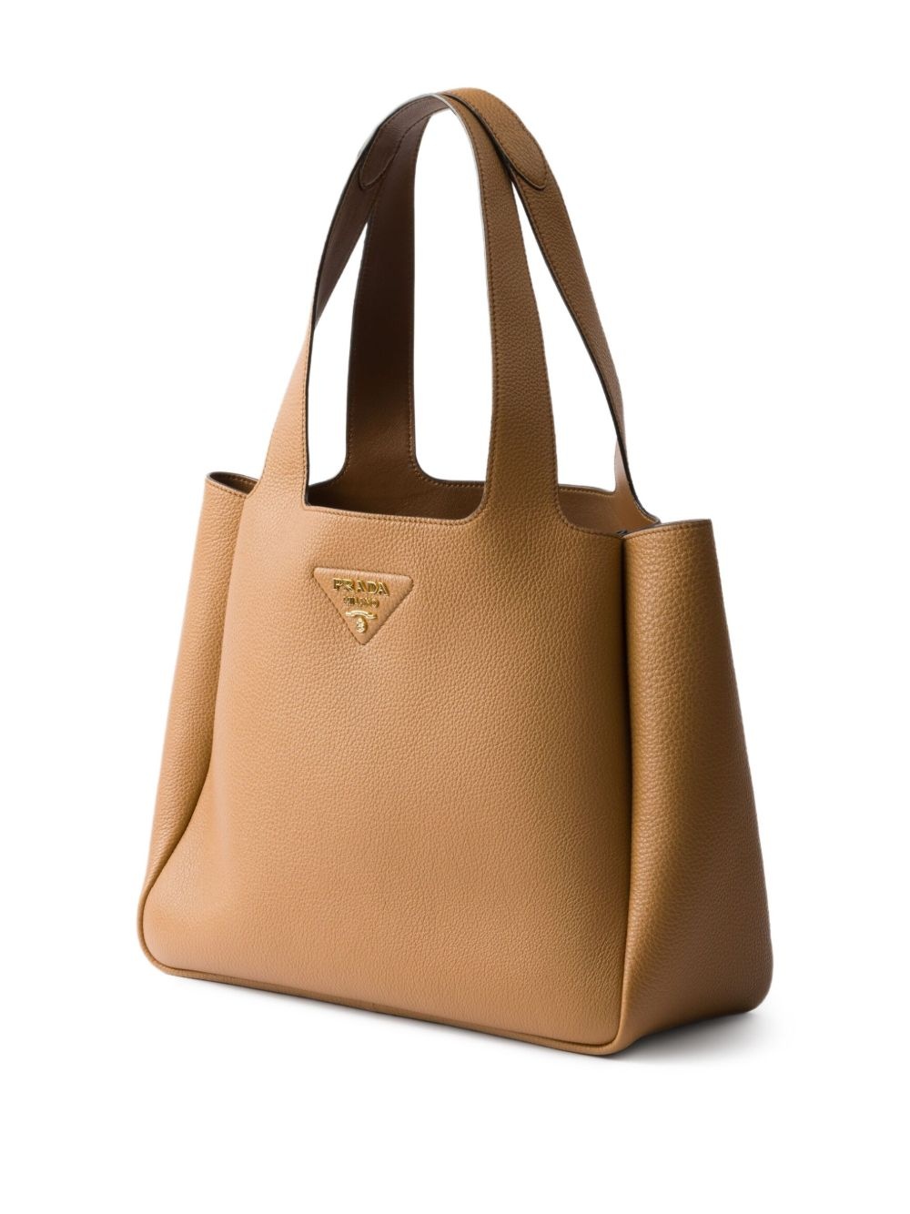 medium leather tote bag - 3