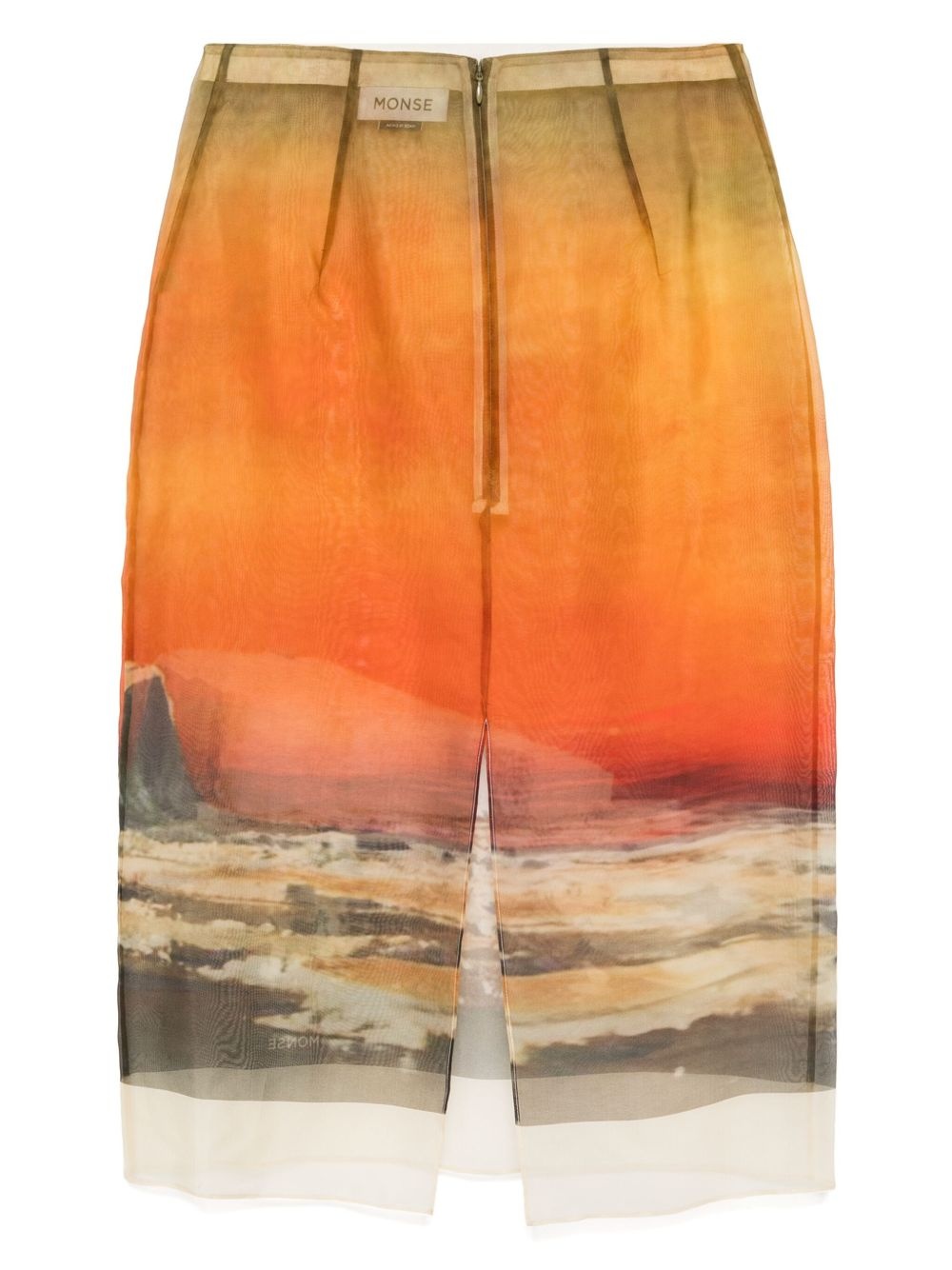 all-over graphic print skirt - 2