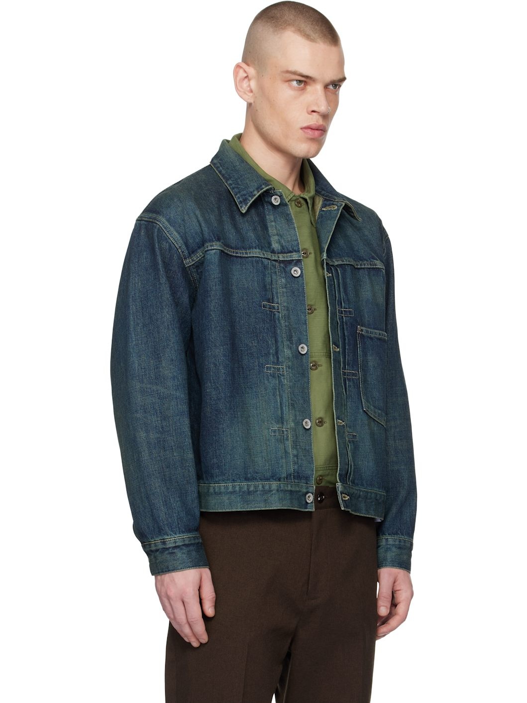 ジャケット・アウター NEIGHBORHOOD WASHED DENIM TYPE-1 NEIGHBORHOOD Washed Denim Type-1 Jacket Black | HAVEN