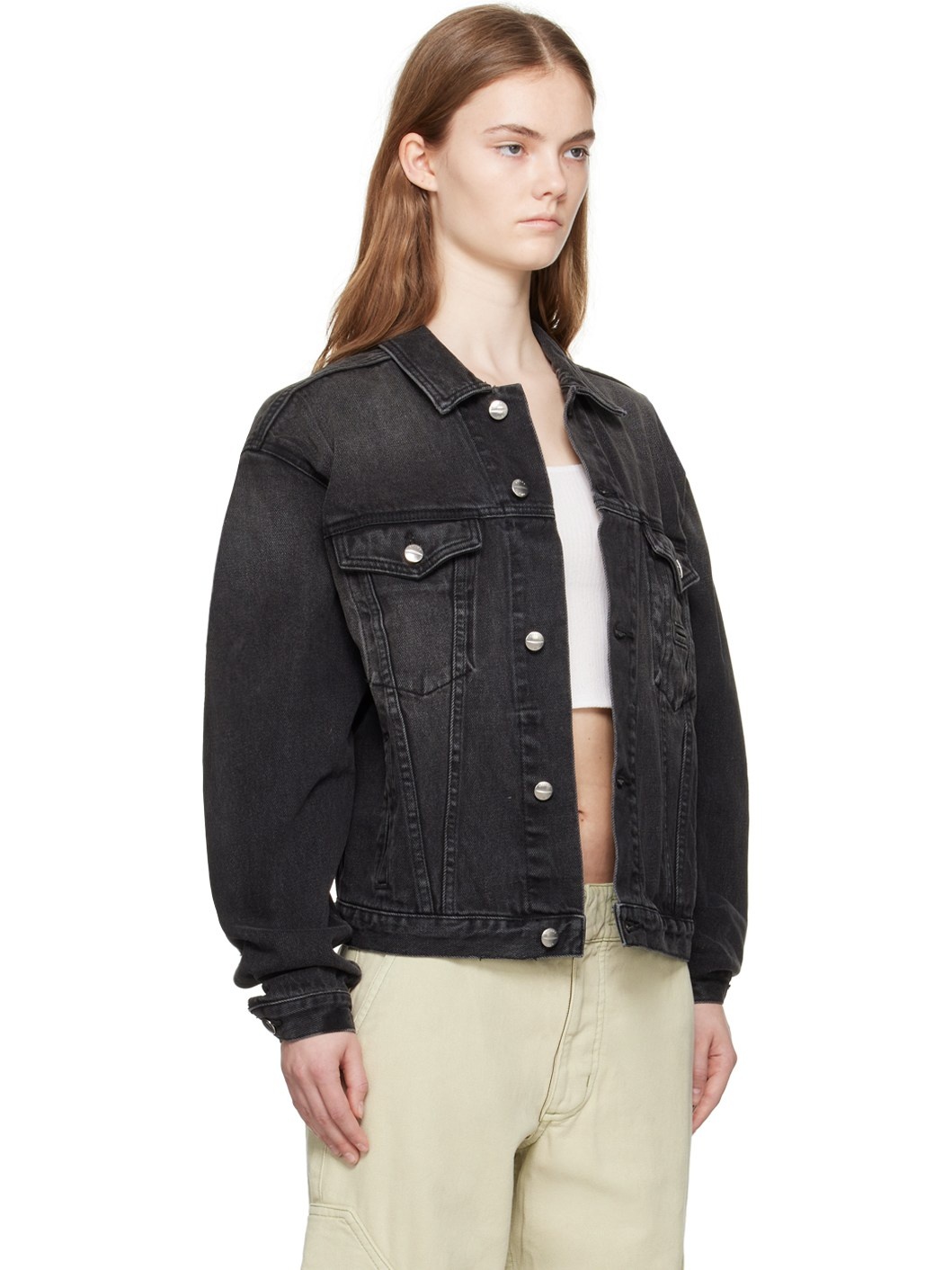 SSENSE Exclusive Black Denim Jacket - 2