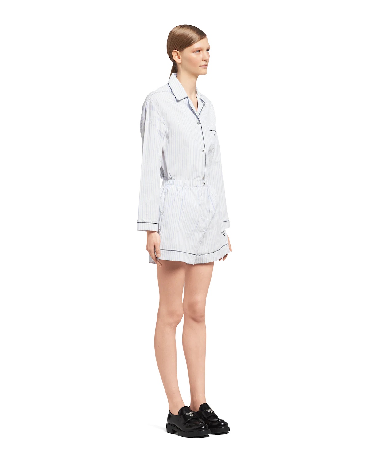 Printed twill shorts - 3