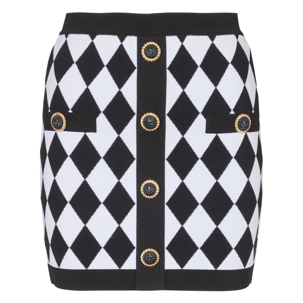 Balmain EAB NOIR BLANC SKIRT | miinto | REVERSIBLE