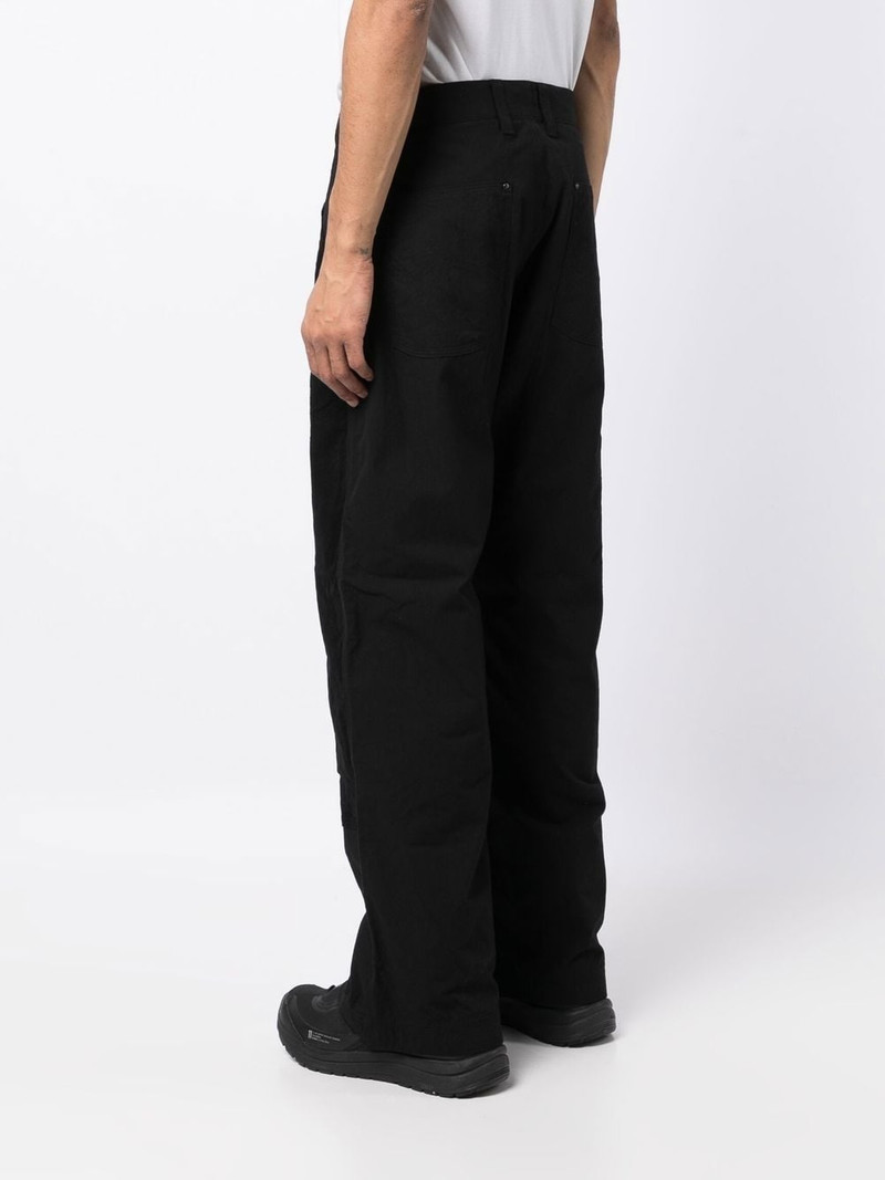 four-pocket straight-leg trousers 4