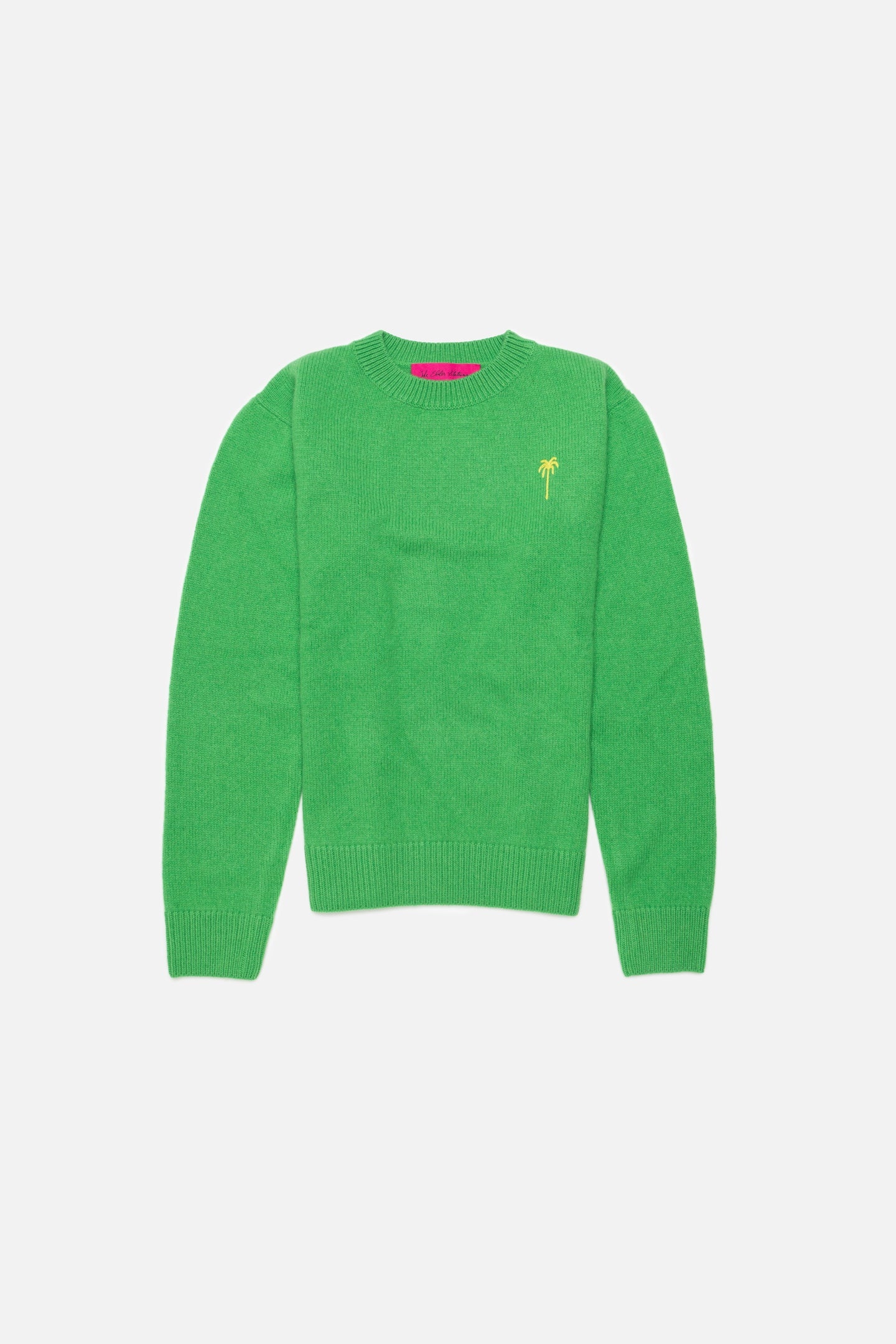 PALM EMB SIMPLE CREW - 1