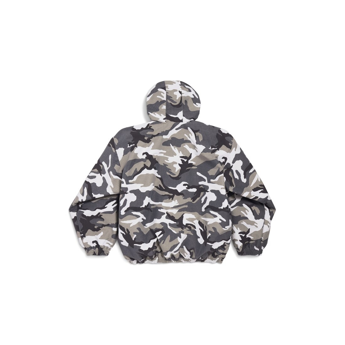 Men's Camo Ski Parka in Grey - 2