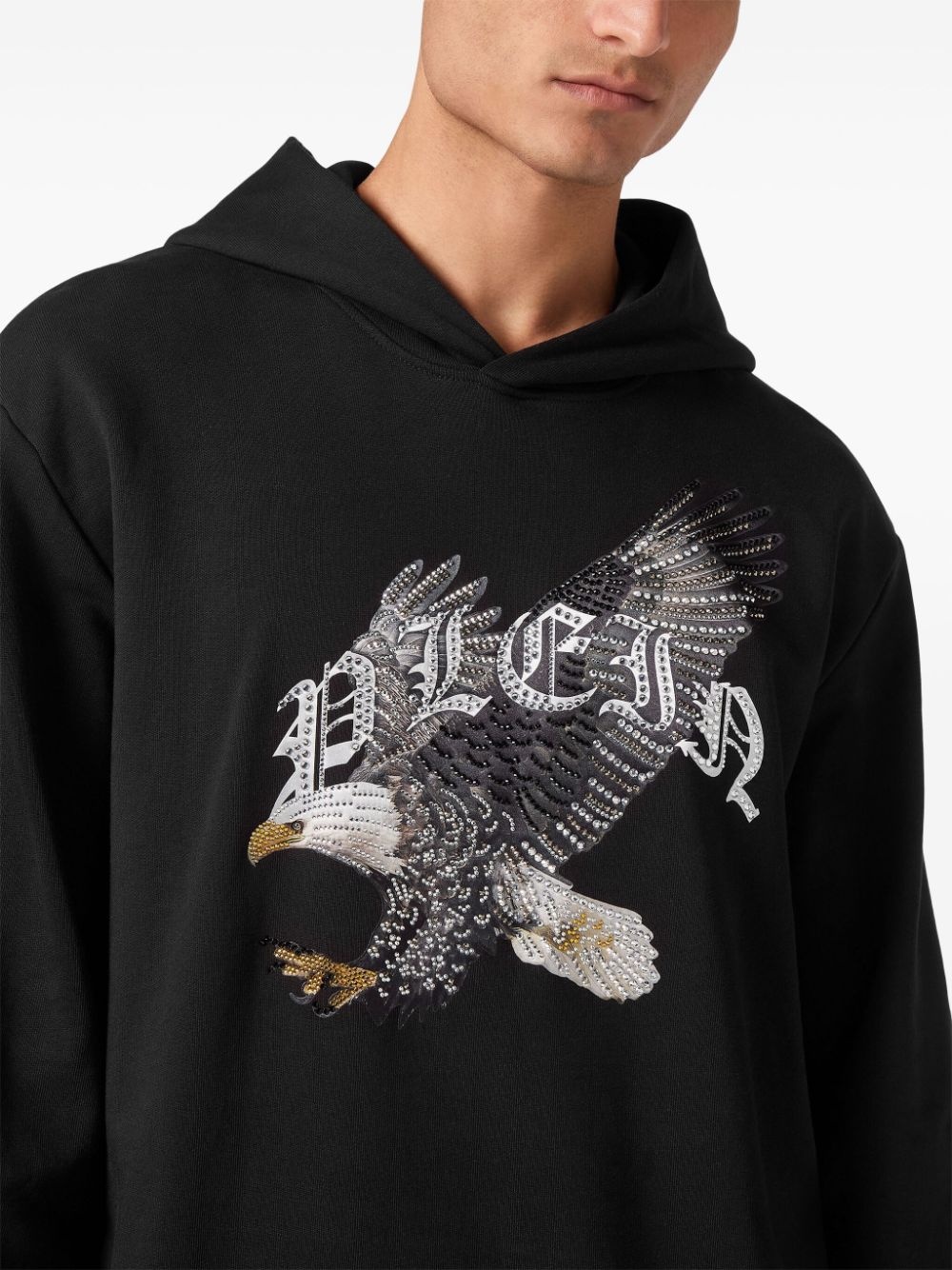 eagle-print hoodie - 5