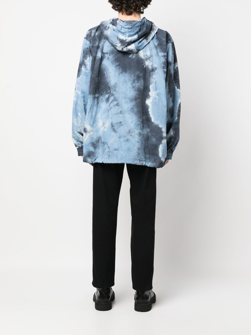 tie-dye print hooded jacket 4