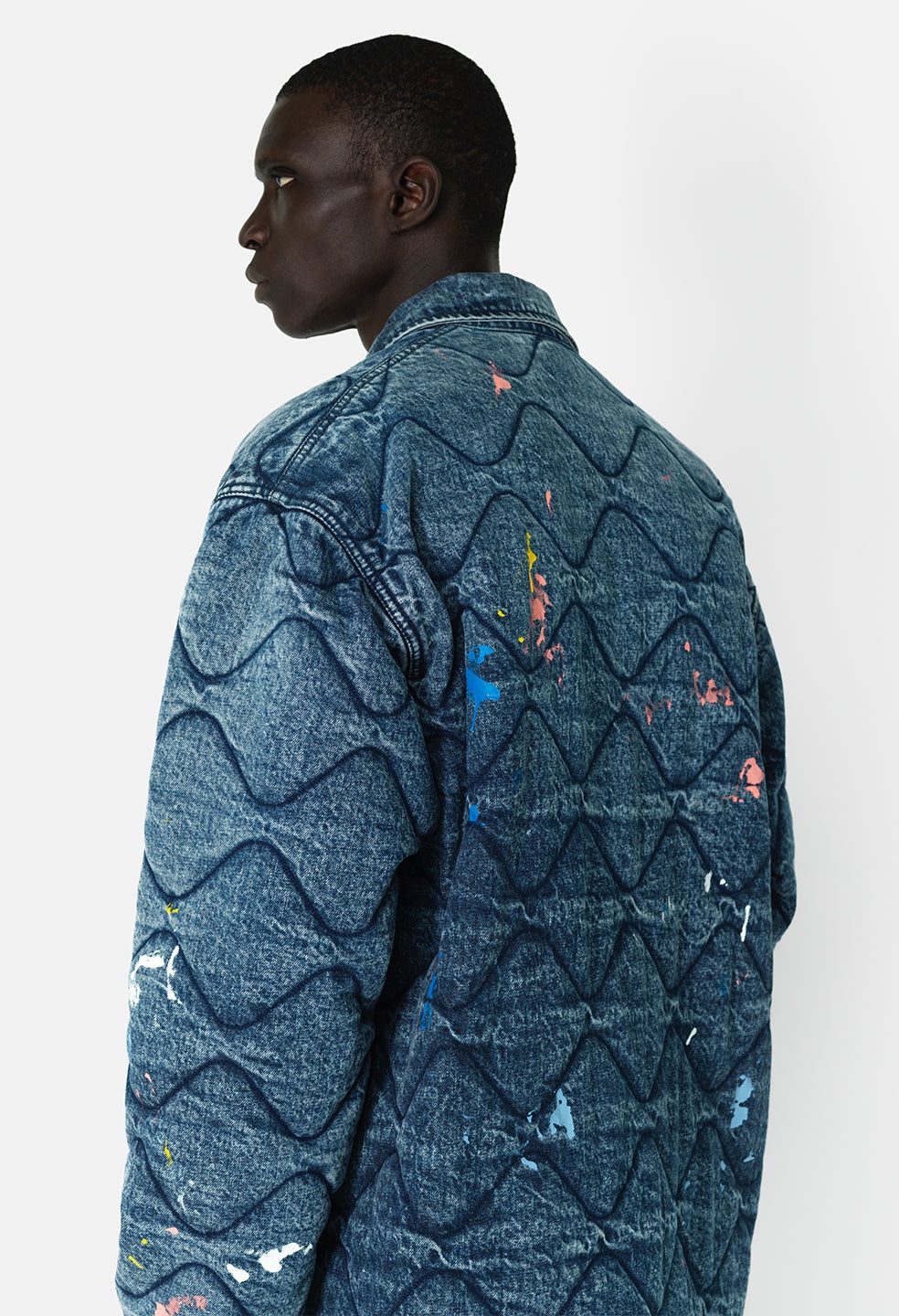 QUILTED OVERSIZED COACHS JACKET - 2