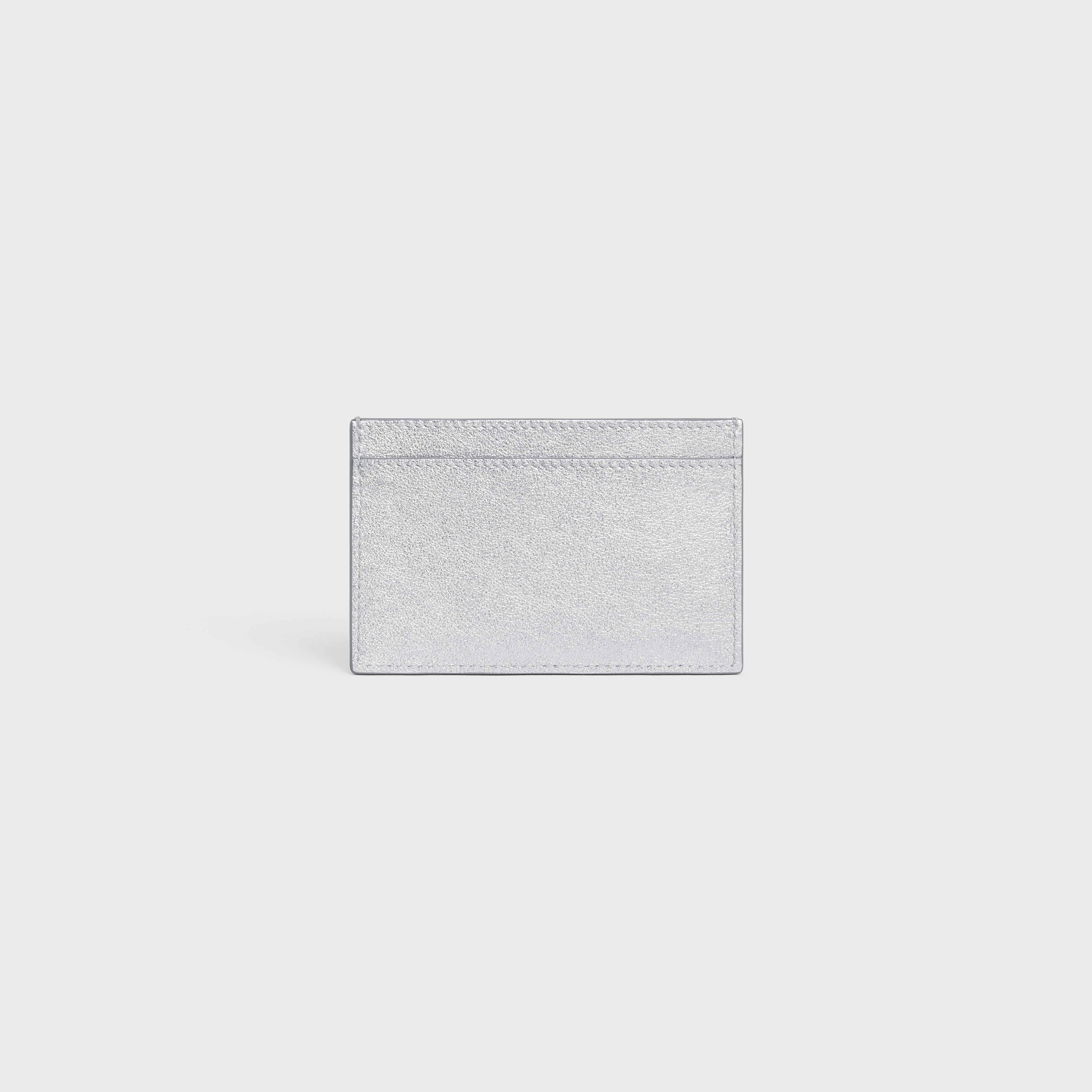 Card holder CUIR TRIOMPHE in laminated calfskin with celine print - 3