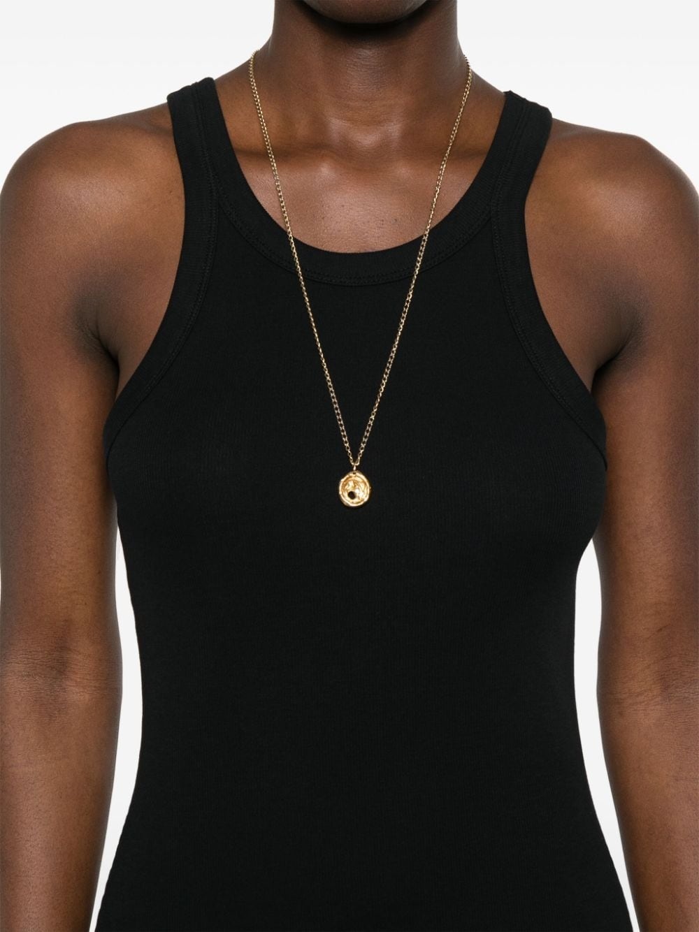 sleeveless organic cotton maxi dress - 5