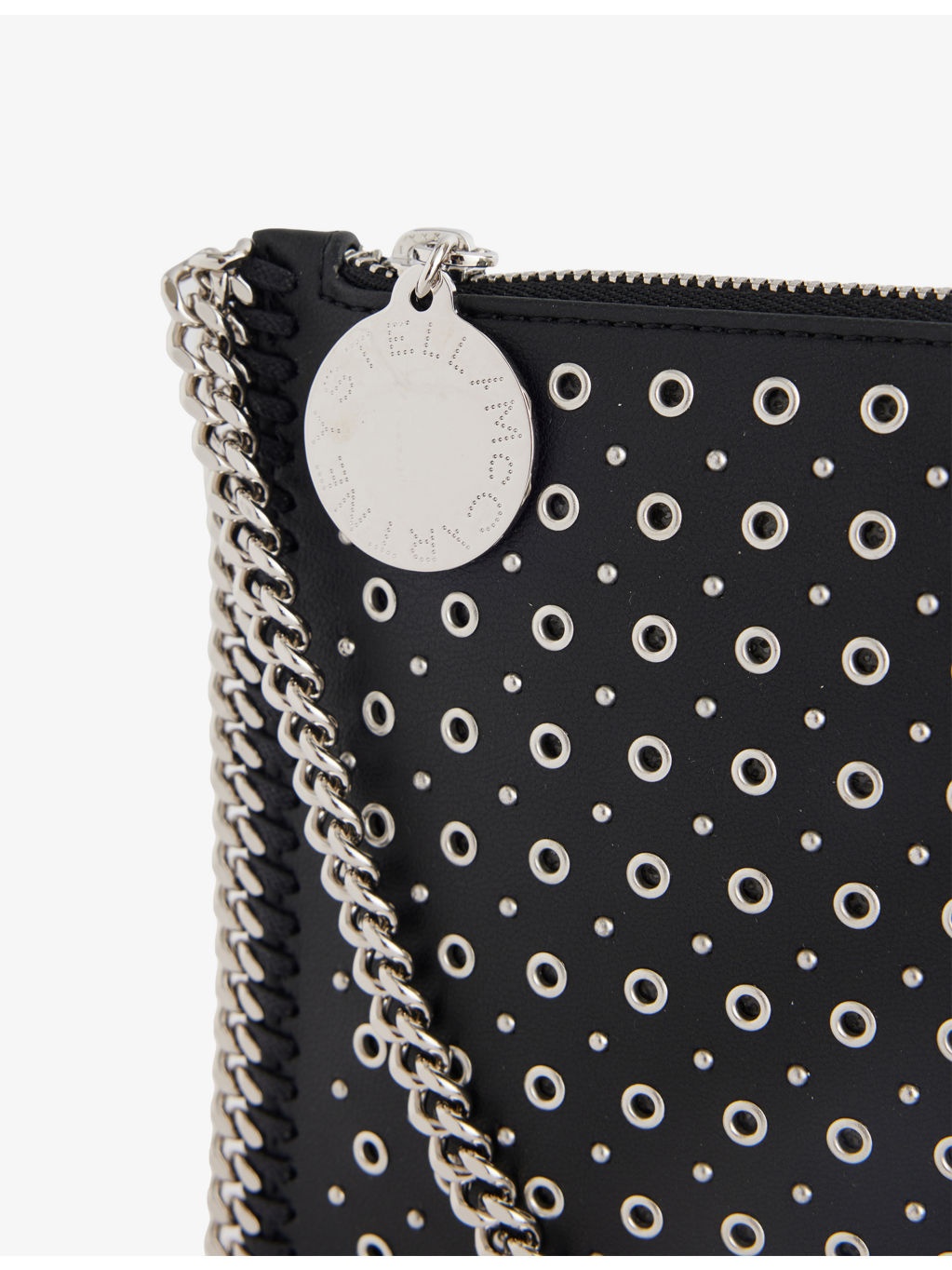 Pochette Eyelets Faux-Leather Shoulder Bag - 3