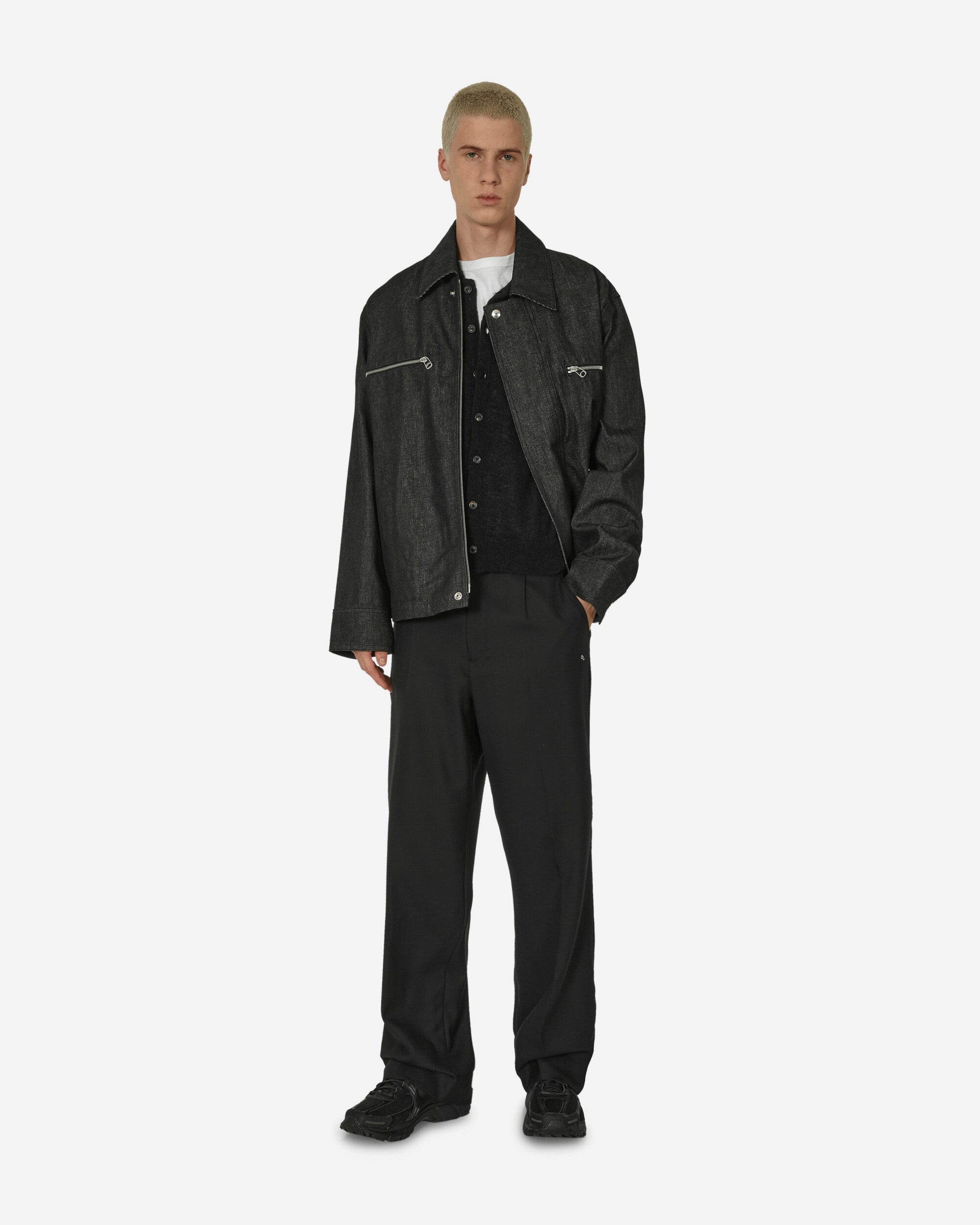 Our Legacy Fuzzy Alpaca Evening Polo Black | slamjam
