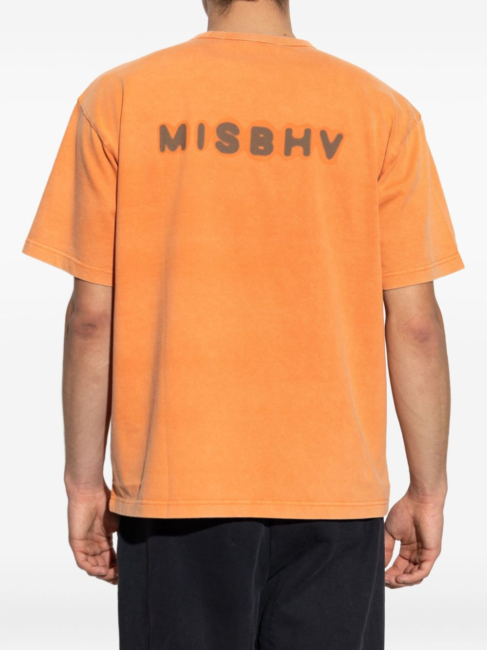 logo-print cotton T-shirt - 4