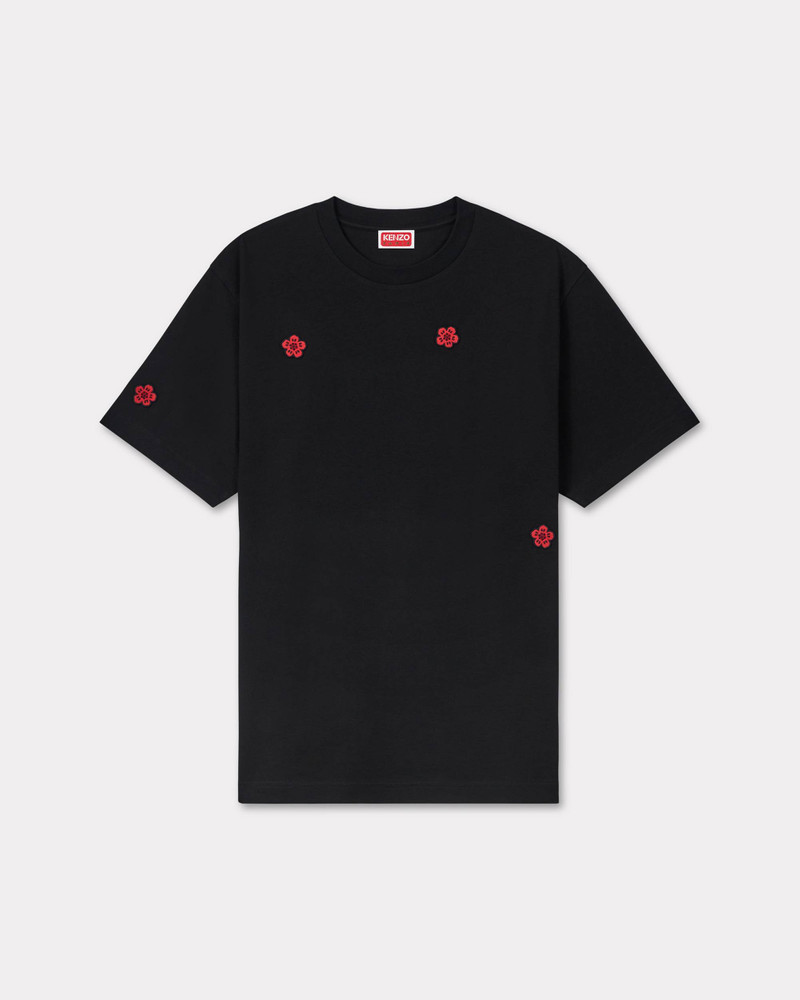 'Boke Flower' embroidered T-shirt 1