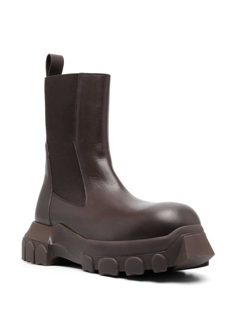 Rick Owens Edfu leather track boots outlook