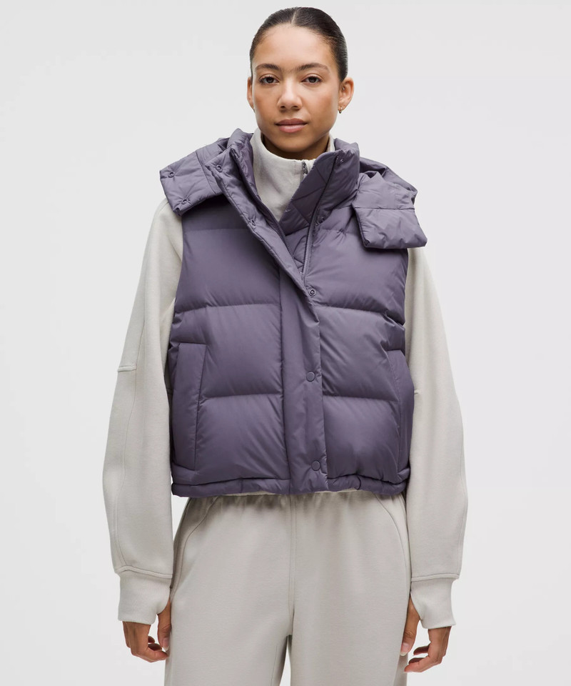Wunder Puff 600-Down-Fill Cropped Vest 1