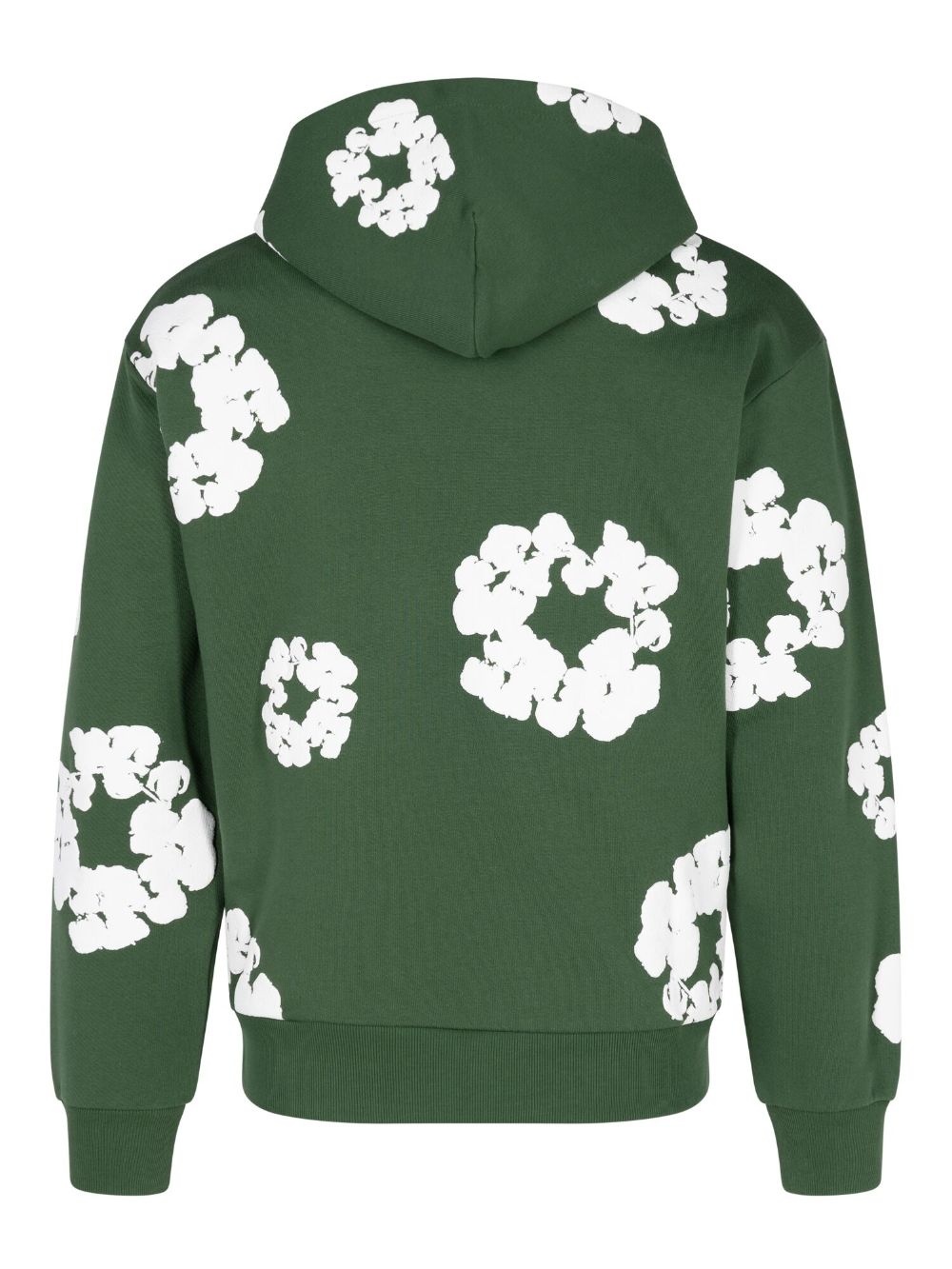 Cotton Wreath-print hoodie - 3