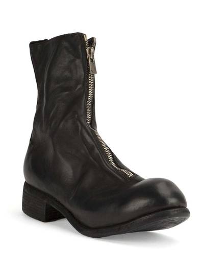 Guidi front zip ankle boots outlook