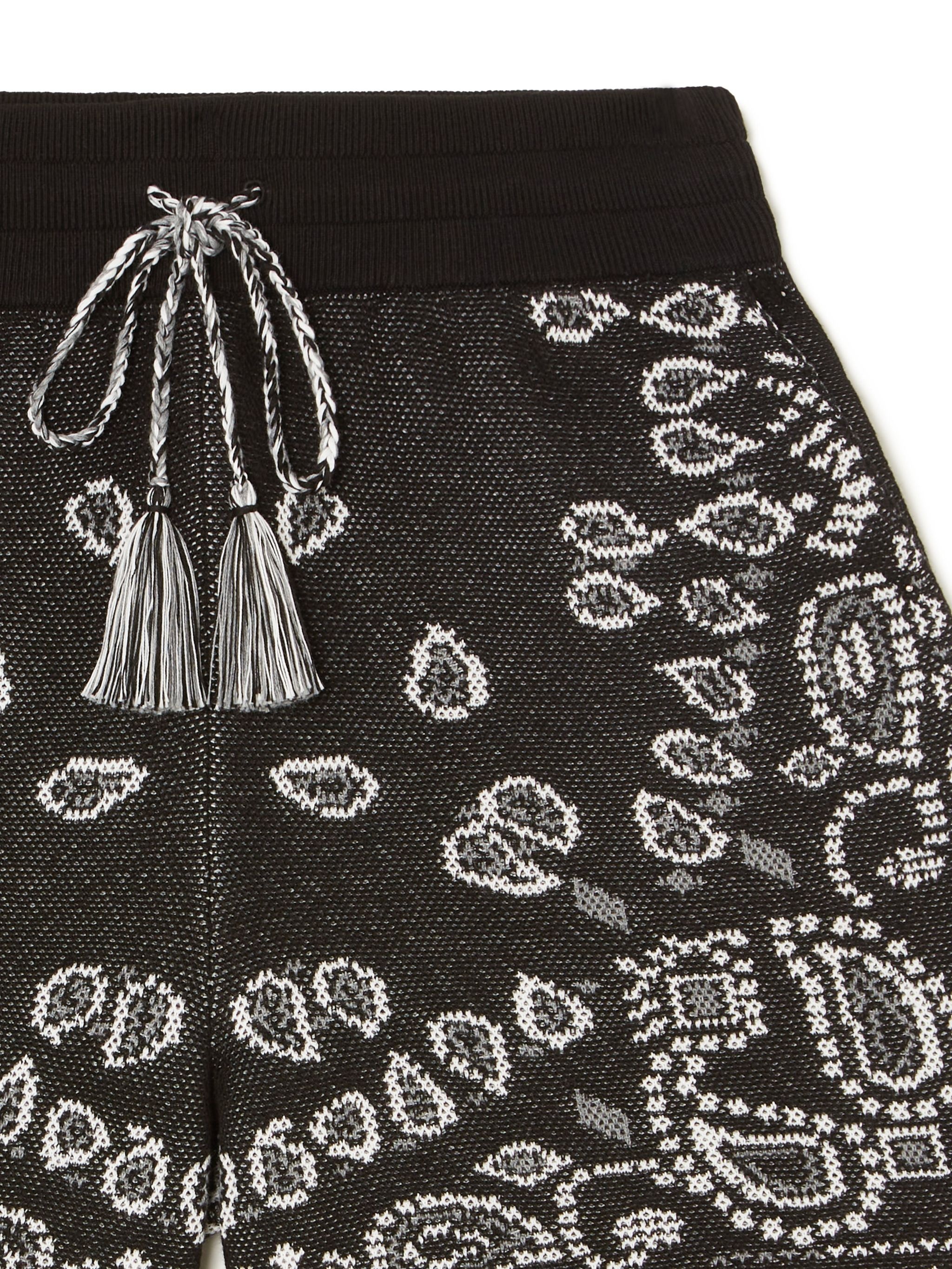 Cotton Piquet Bandana Shorts - 8