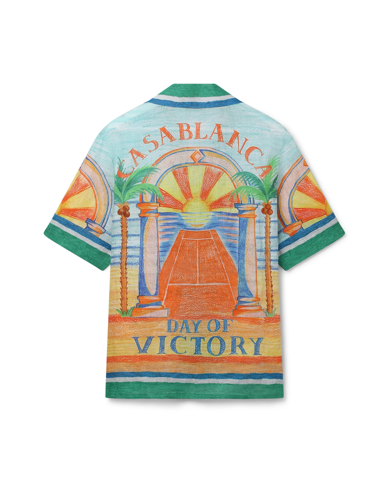 Day of Victory Linen Shirt | Casablanca Paris - 1
