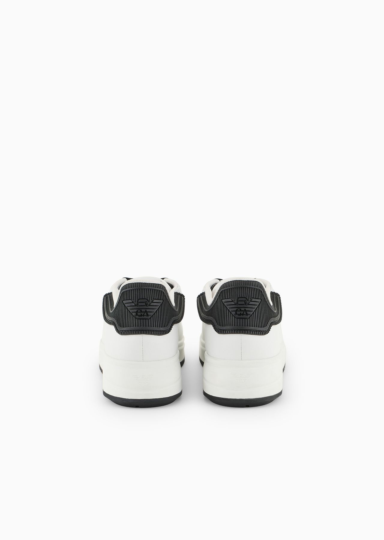 Leather sneakers with rubber backs - 4