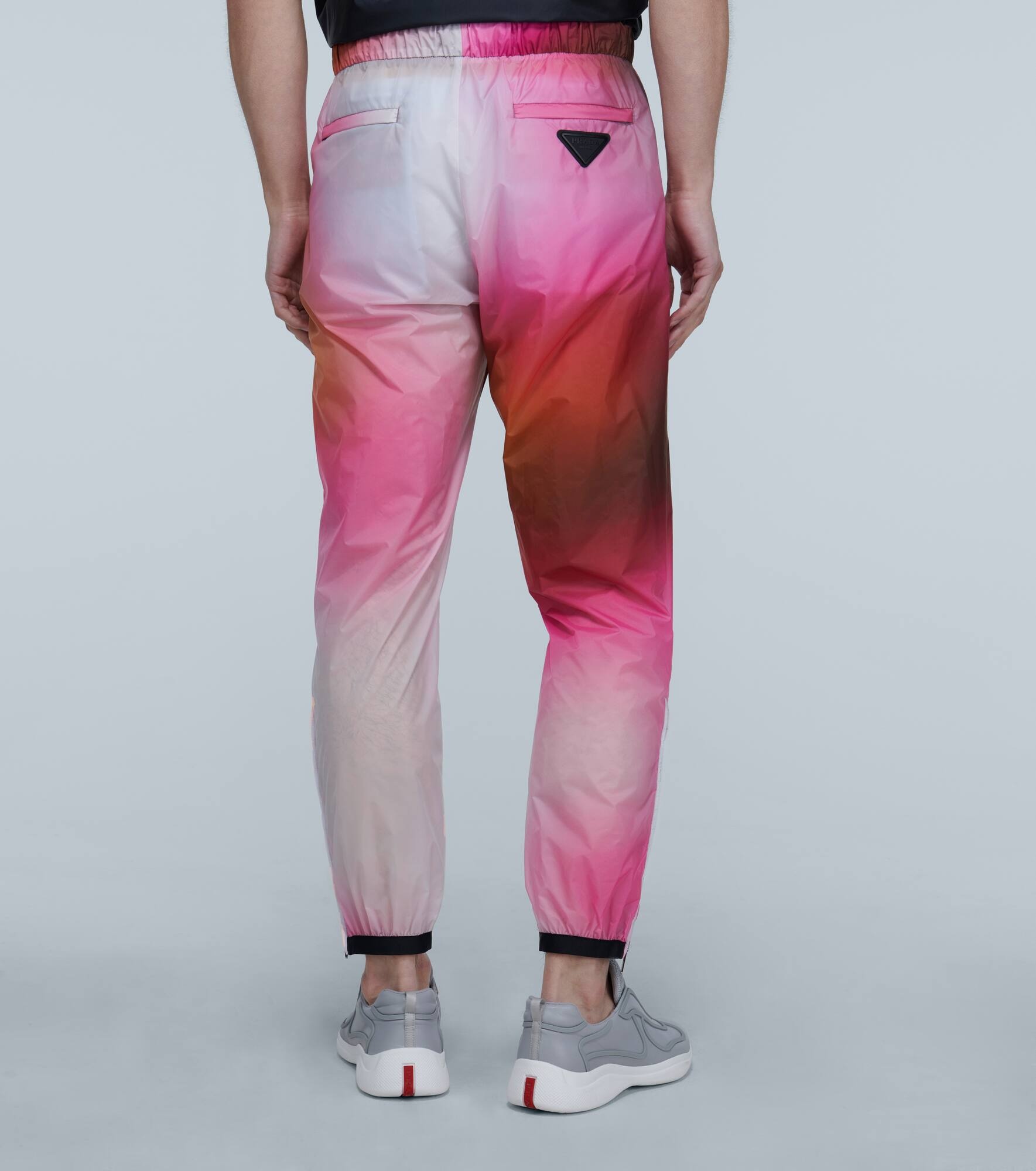 printed technical pants - 4