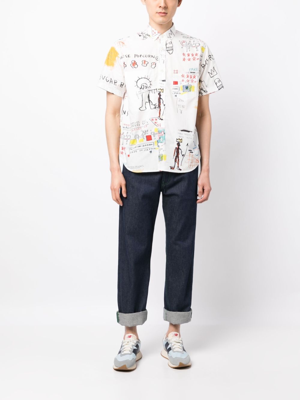 graphic-print cotton shirt - 2