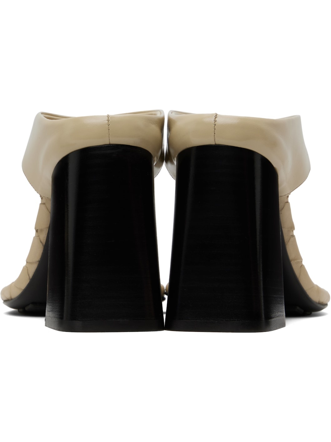 Beige Marella Thong Heeled Sandals - 2
