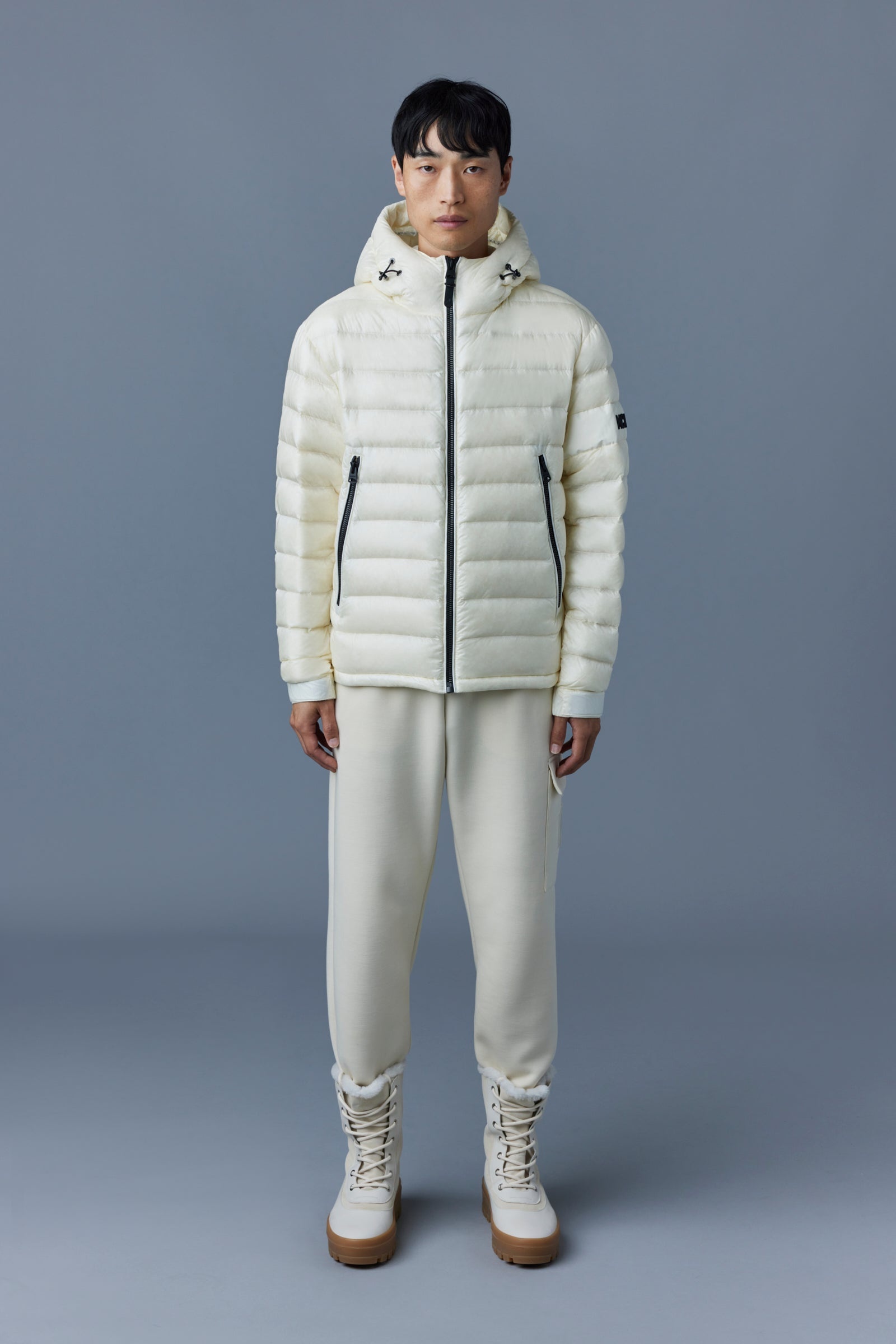 KEAGAN Re-Stop down jacket with hood for men - 2