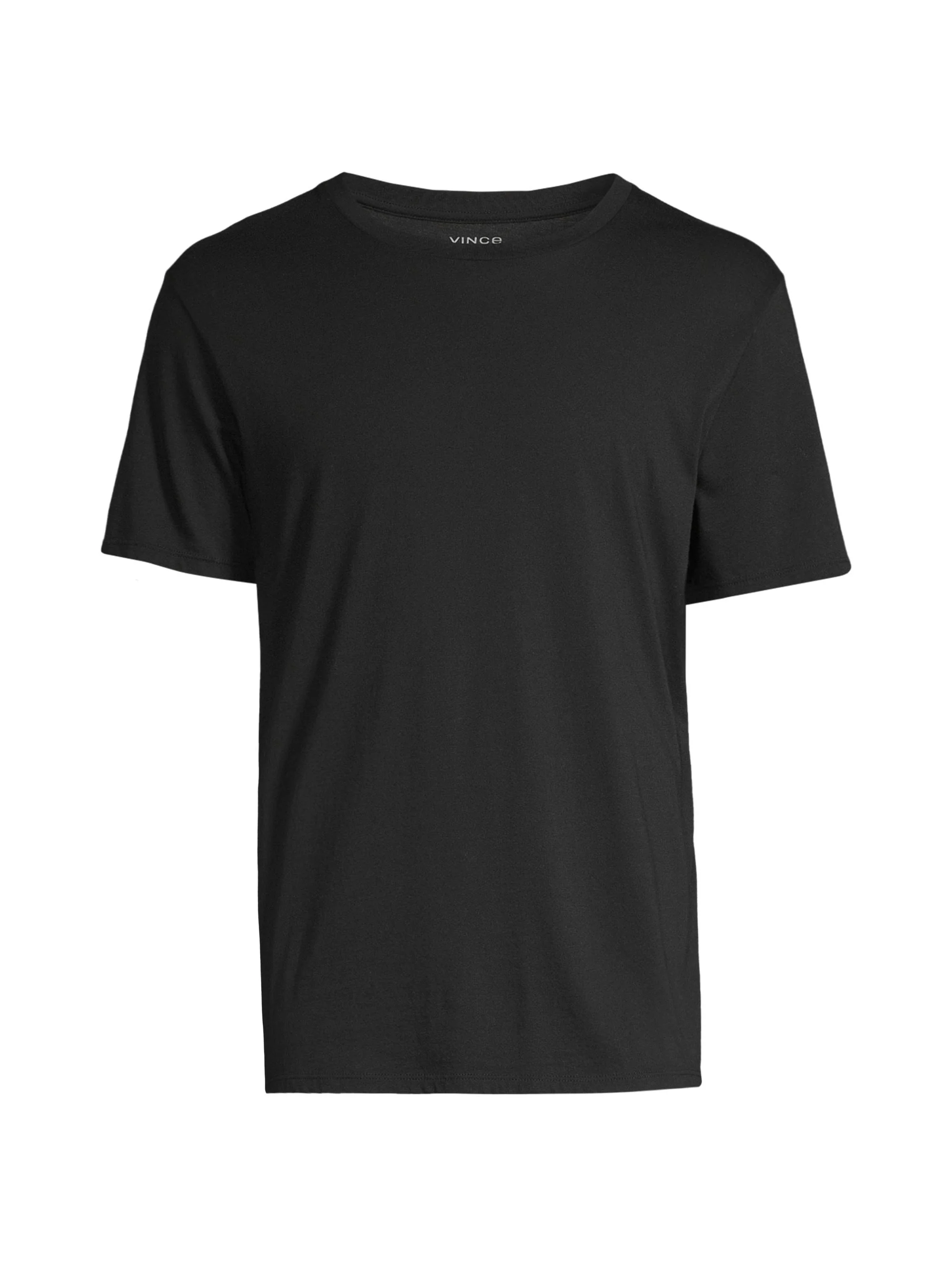 Men's Crewneck Short-Sleeve T-Shirt - Black - 1