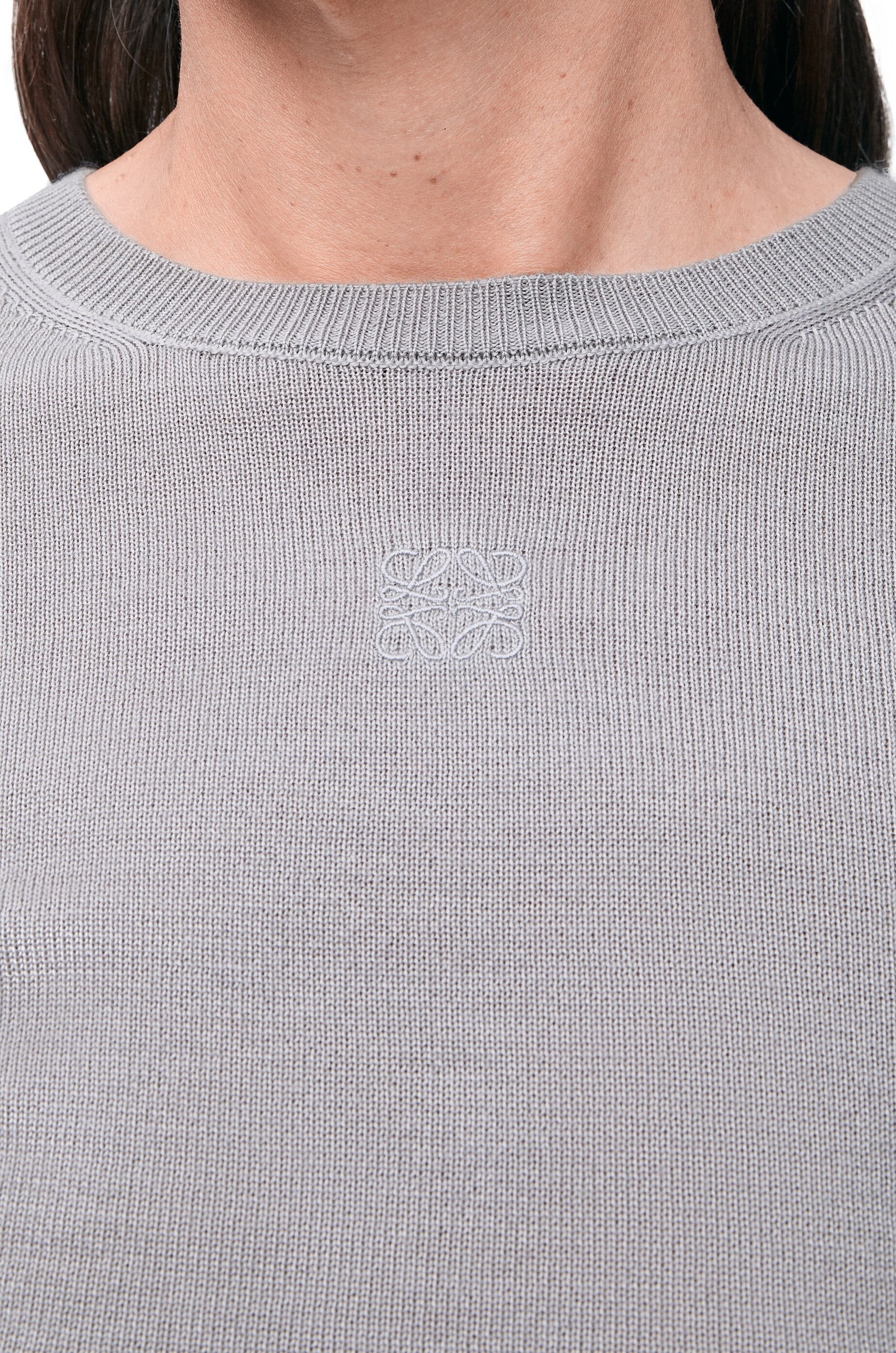 Draped sweater in cashmere and silk - 5