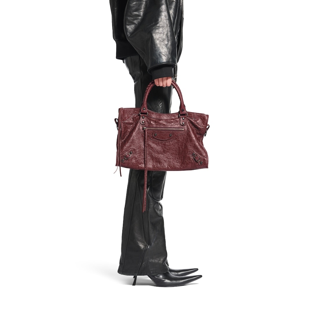 Women's Le City Medium Bag  in Dark Burgundy - 8