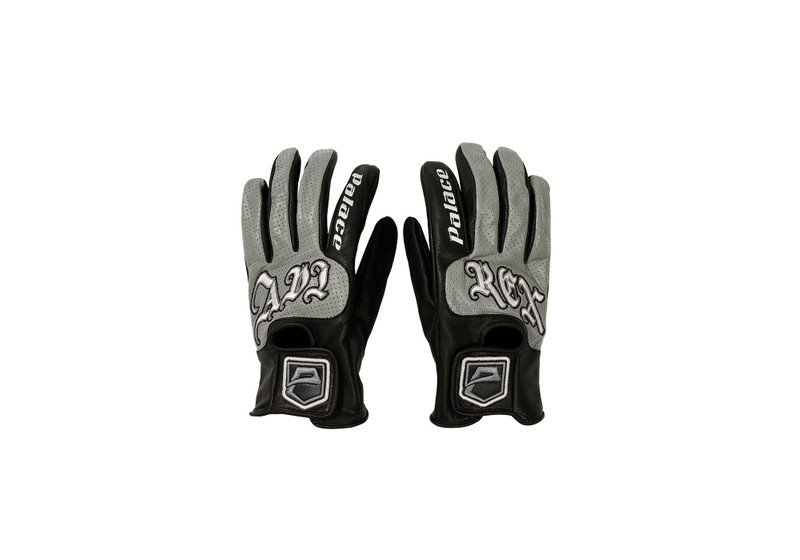 PALACE AVIREX LEATHER GLOVES BLACK 1