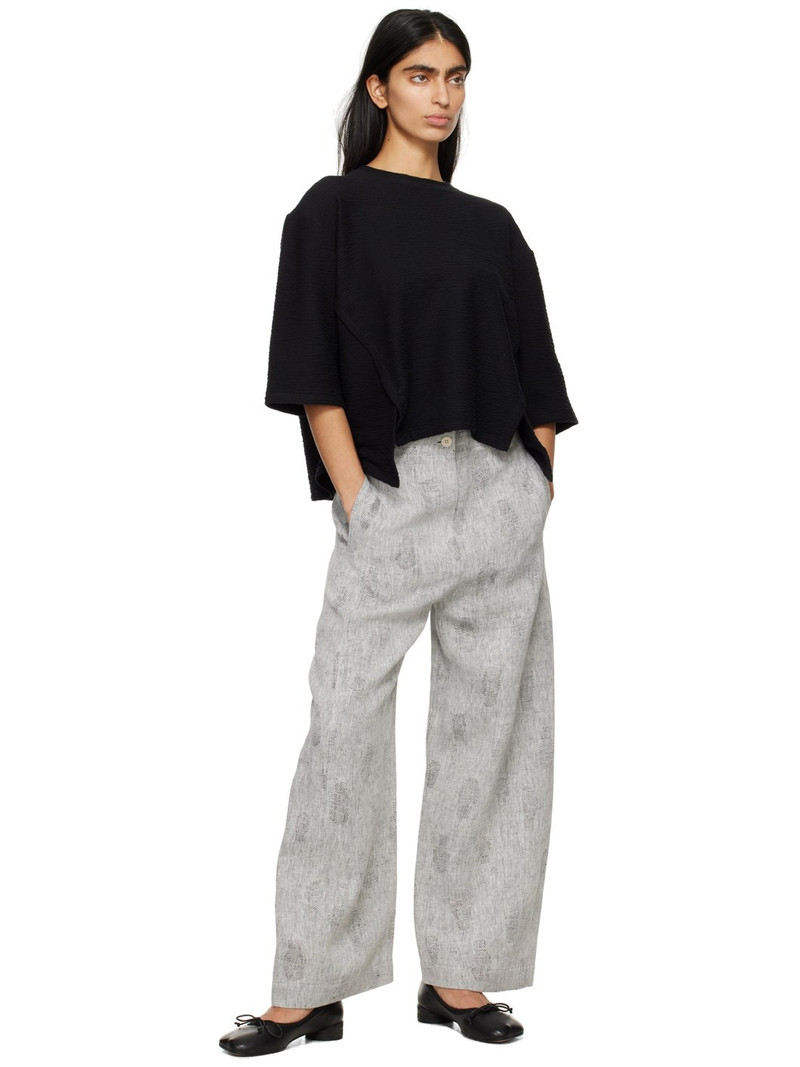 HENRIK VIBSKOV Gray Post Trousers outlook