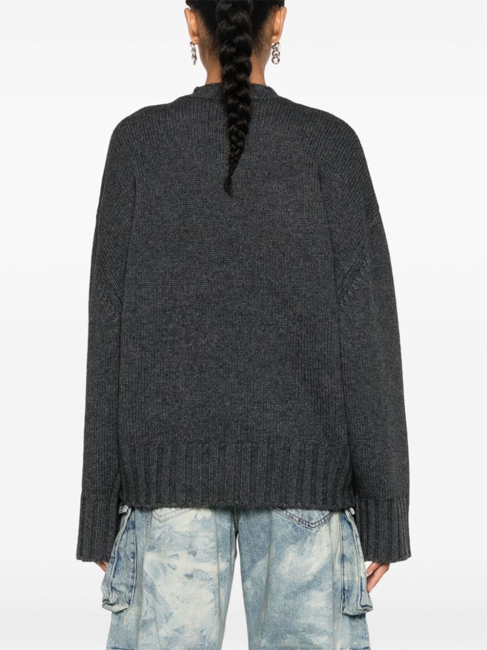 ribbed-knit sweater - 4