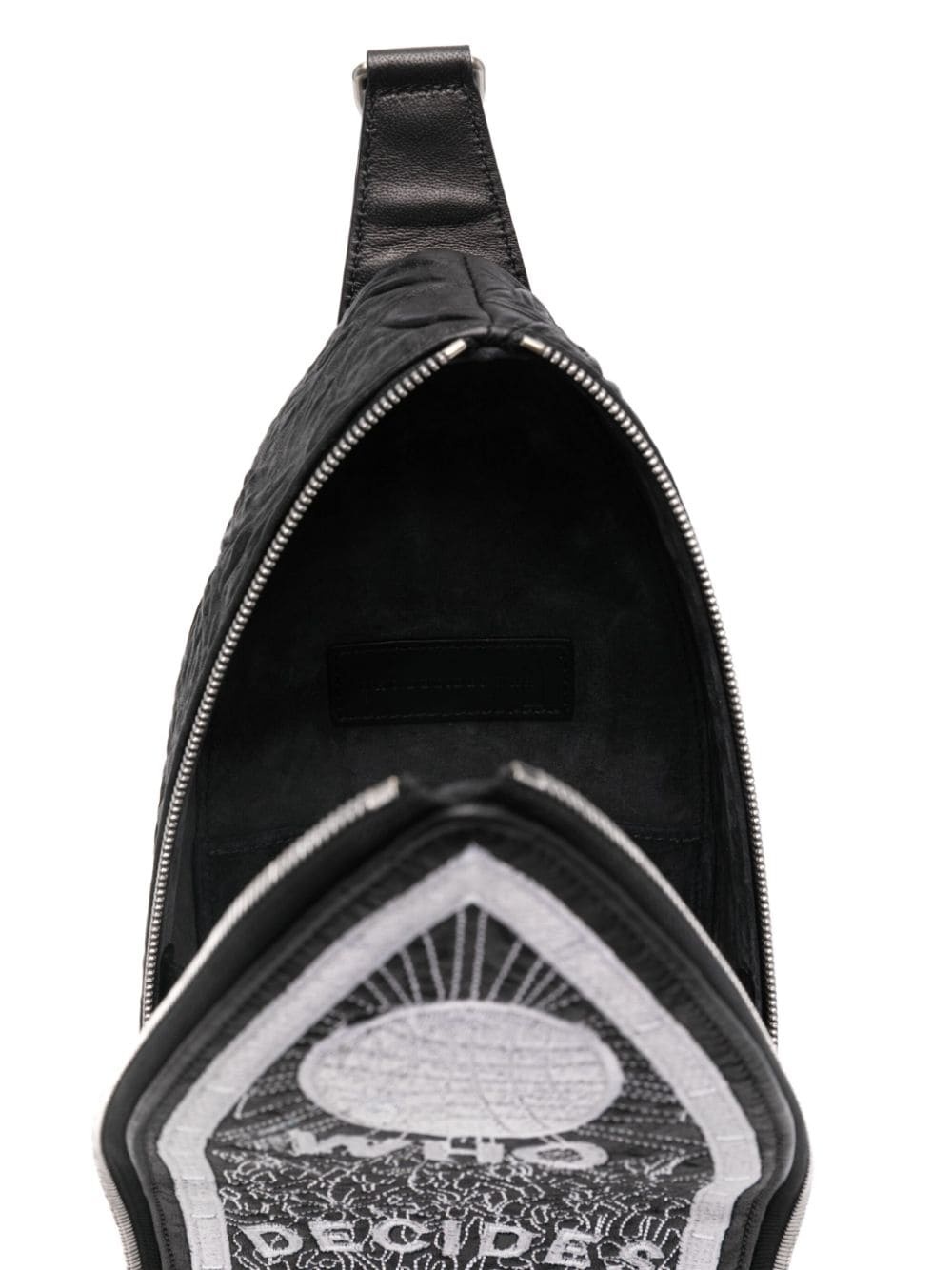 WDW leather messenger bag - 5