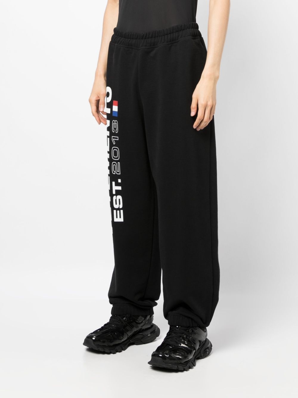 Flag-logo print track pants - 3